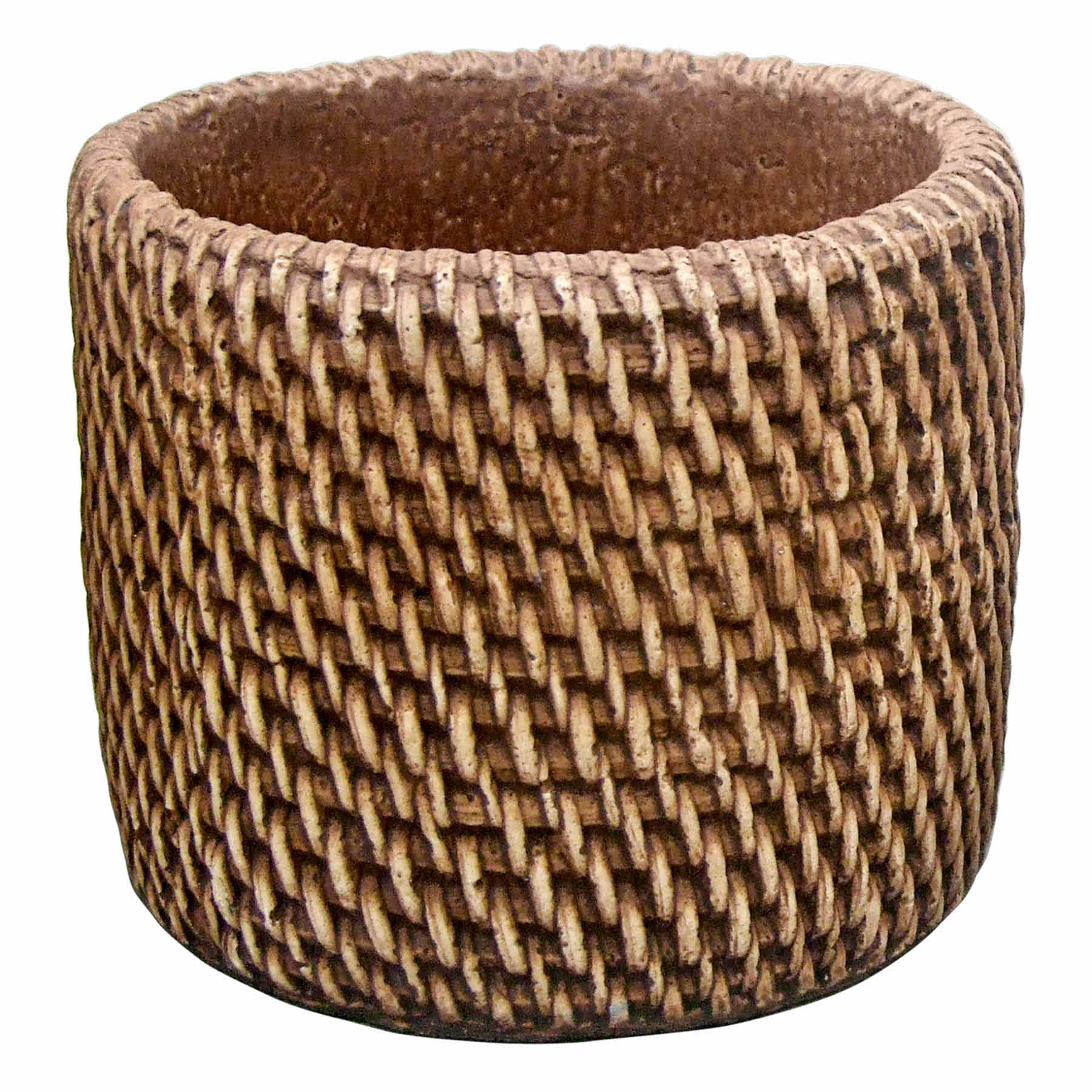 Honeybloom Indoor Burlap Planter, Medium
