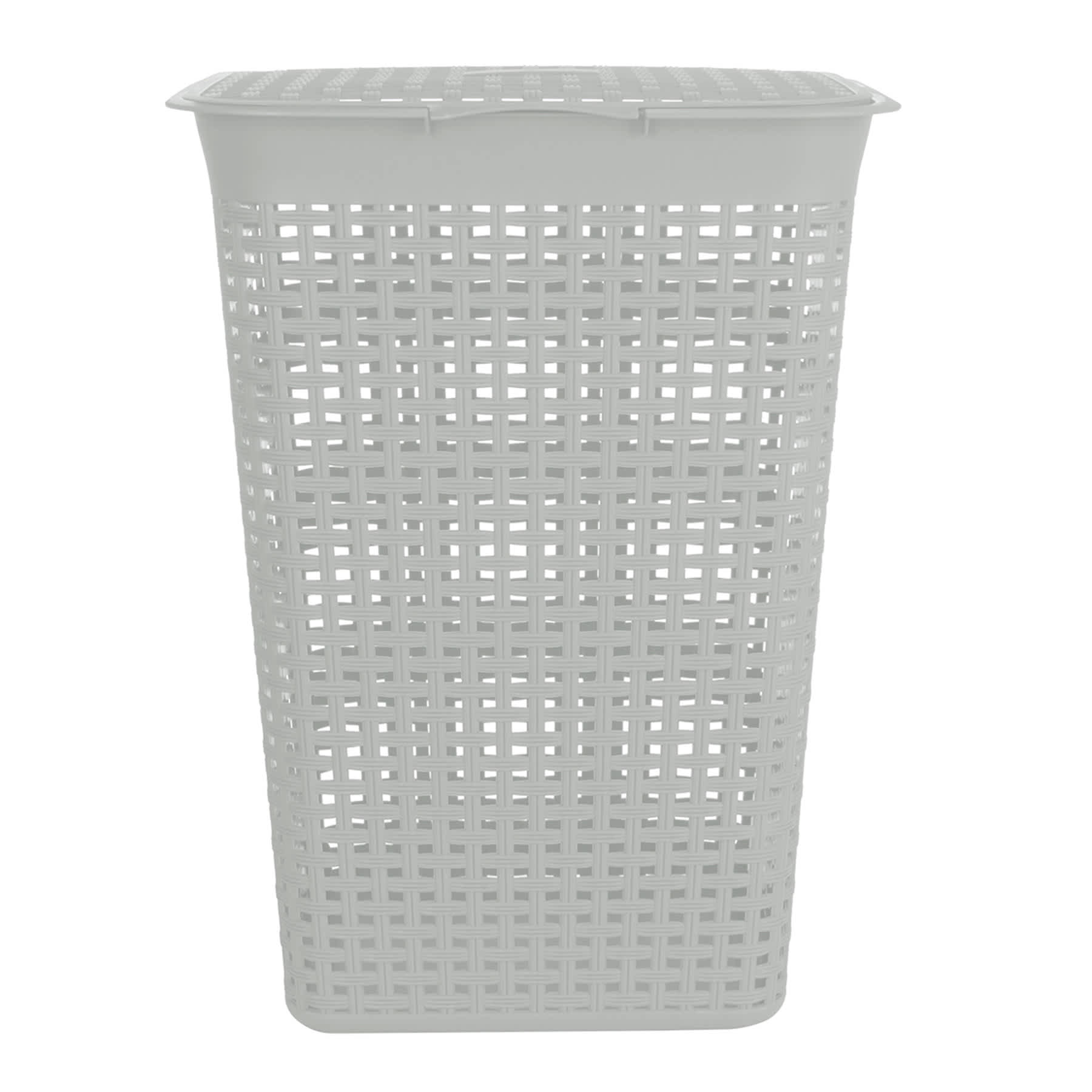 Laundry Hamper 50L w/Woven Pattern