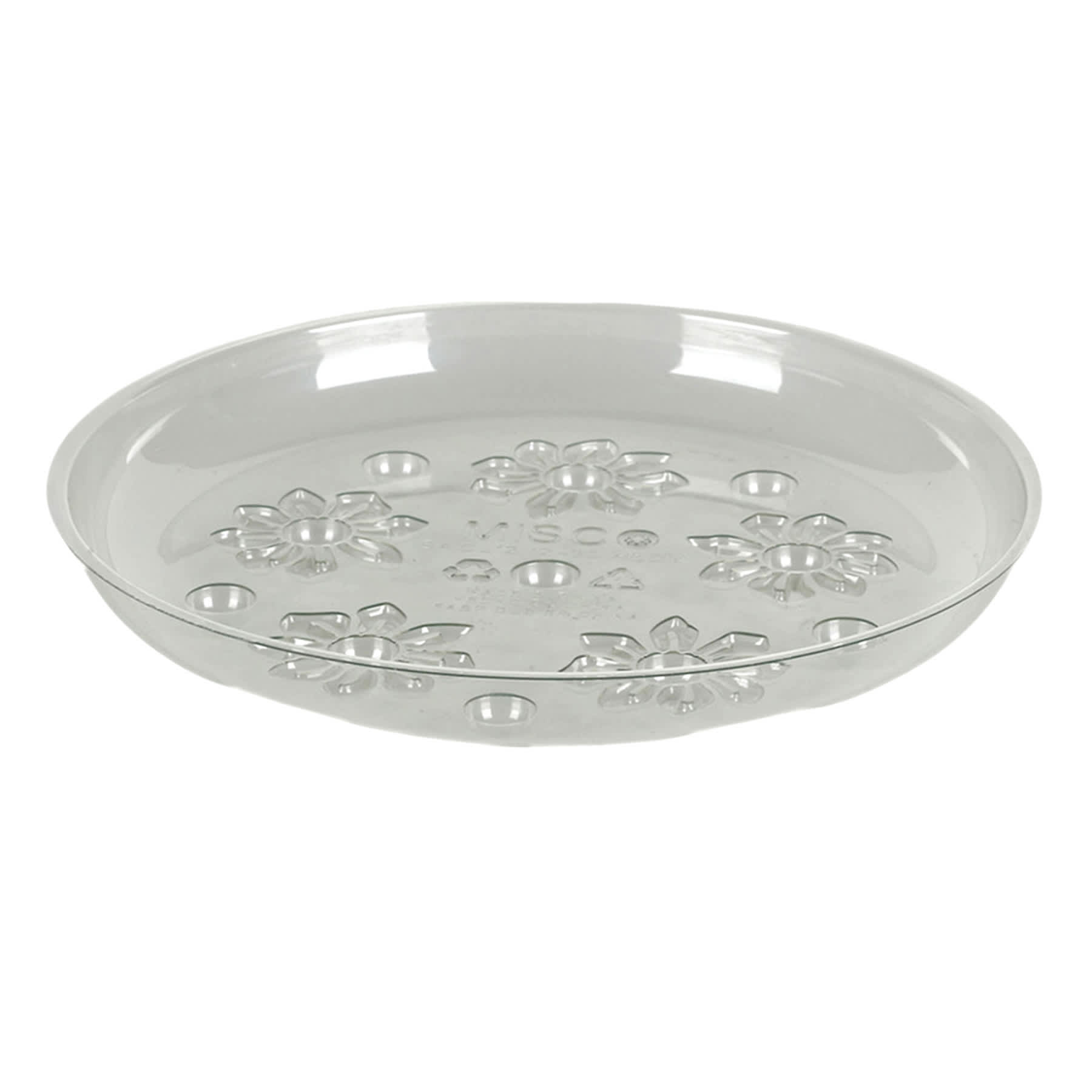 Clear Floor Guard Plant Outdoor Saucer, Extra Large