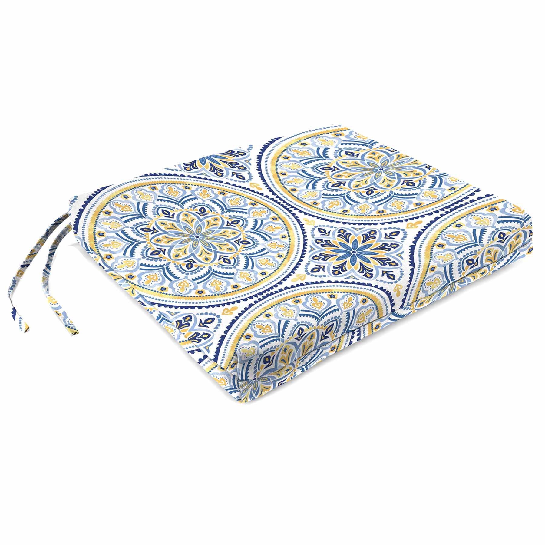 Castille Multicolor Outdoor Square Seat Cushion