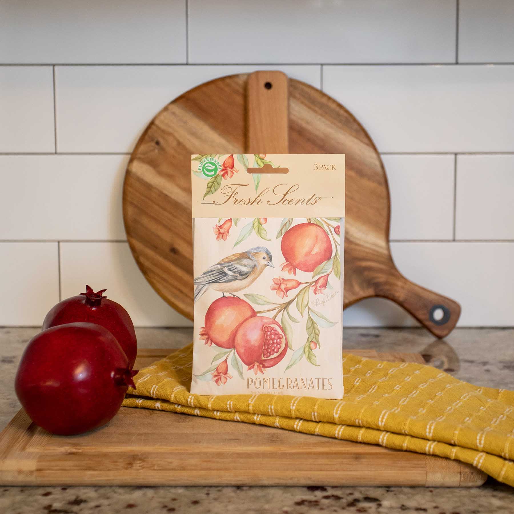 3-Pack Pomegranate Scented Sachets