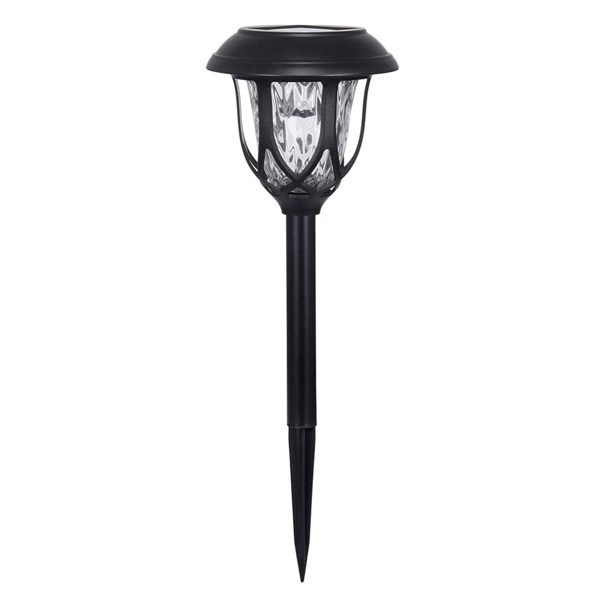10-Lumen Solar Black Parisian Pathway Light