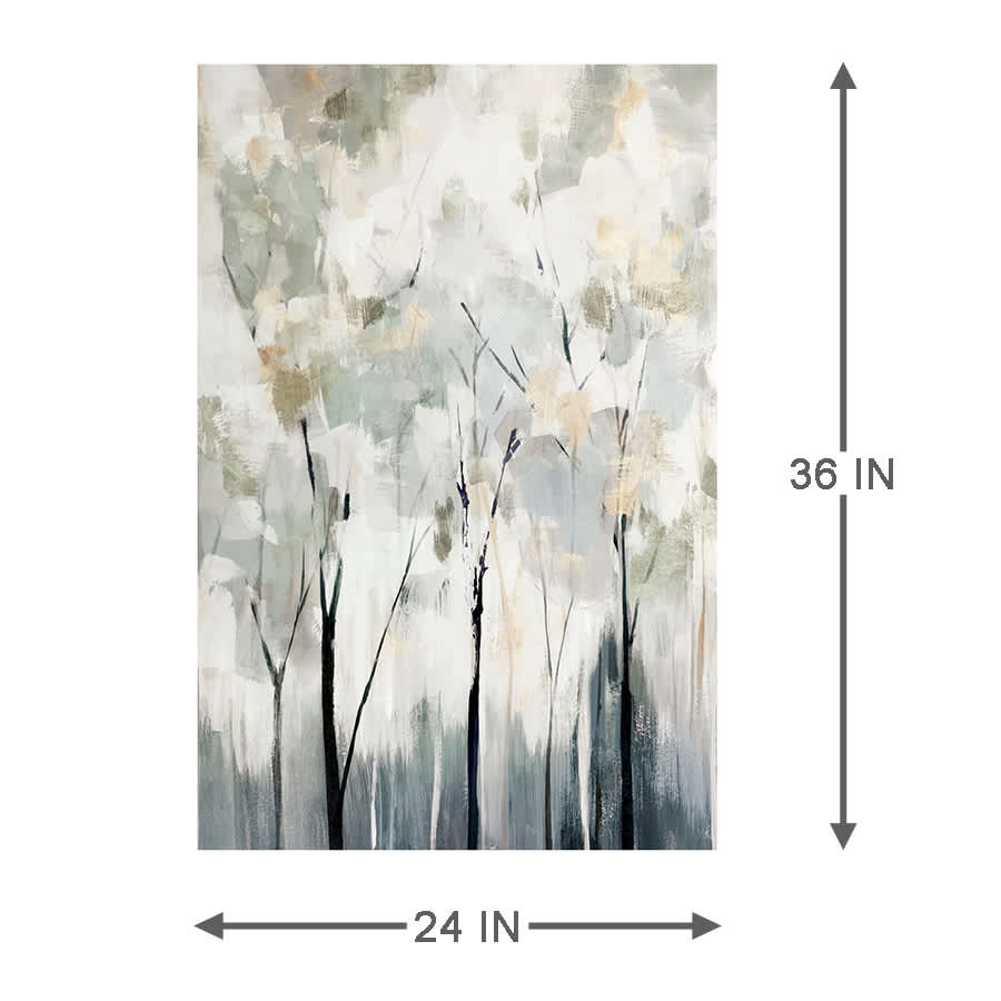 Trees Canvas Wall Art, 24x36