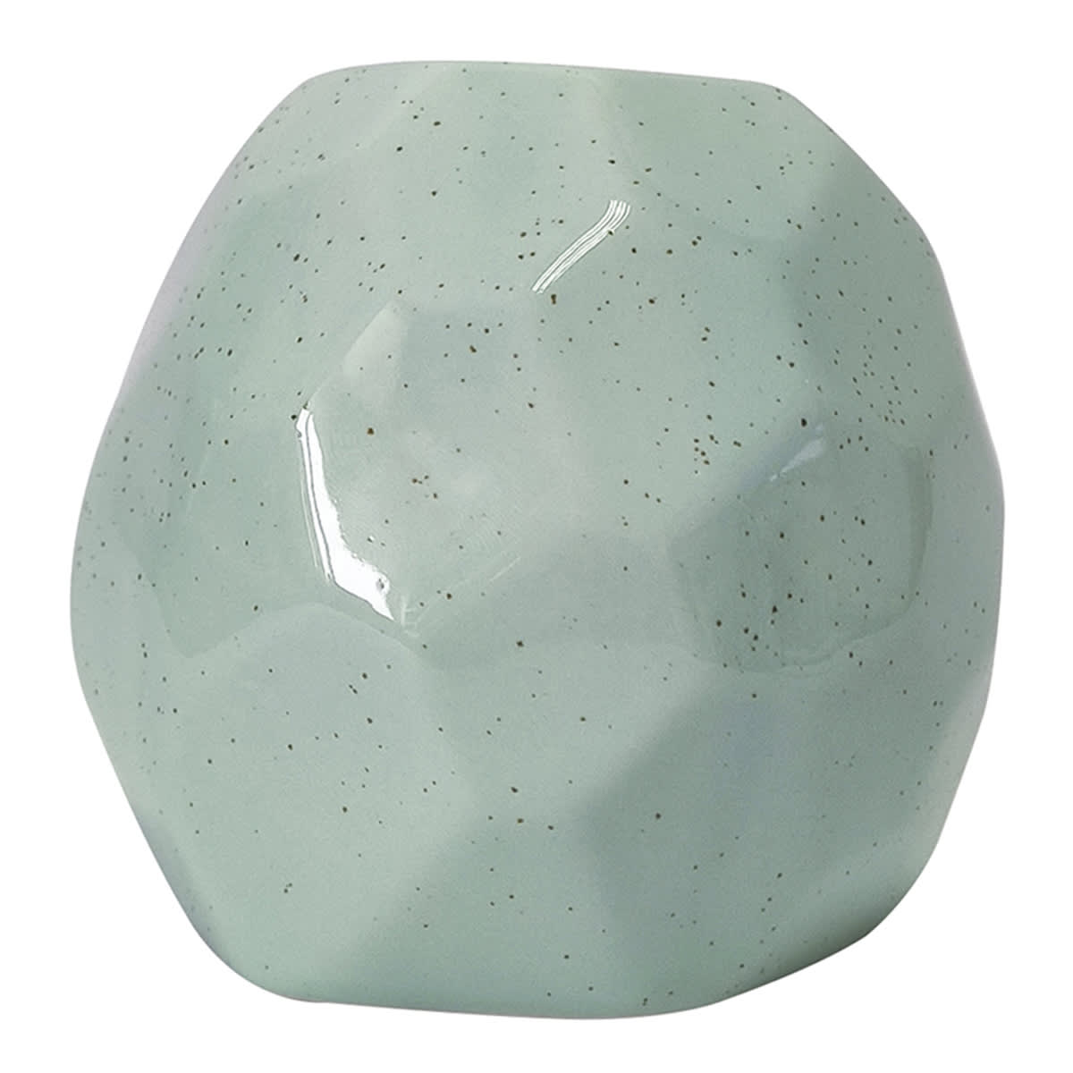 Green Speckled Bud Vase, 4"