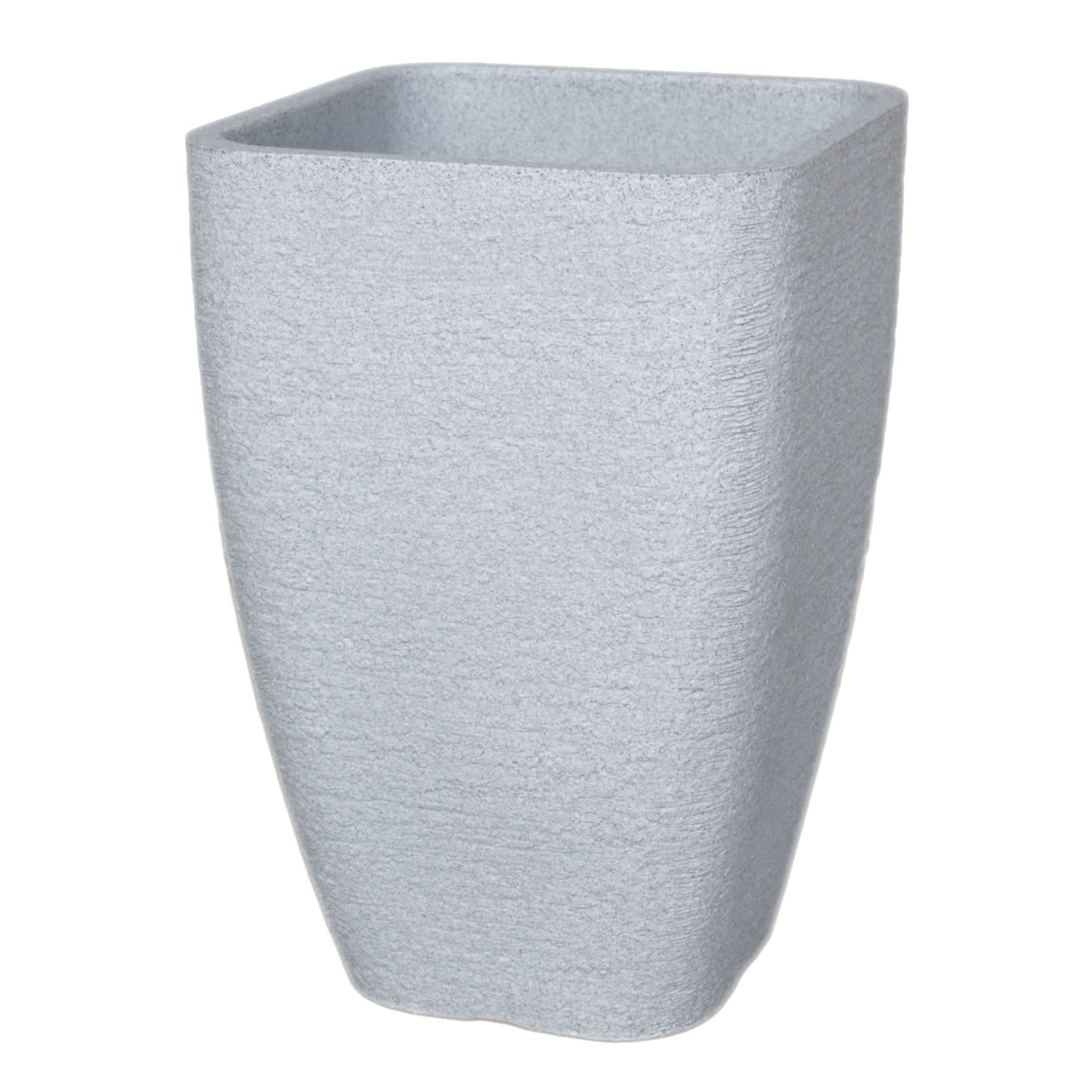 Japi Grey Textured Square Outdoor Planter, Large