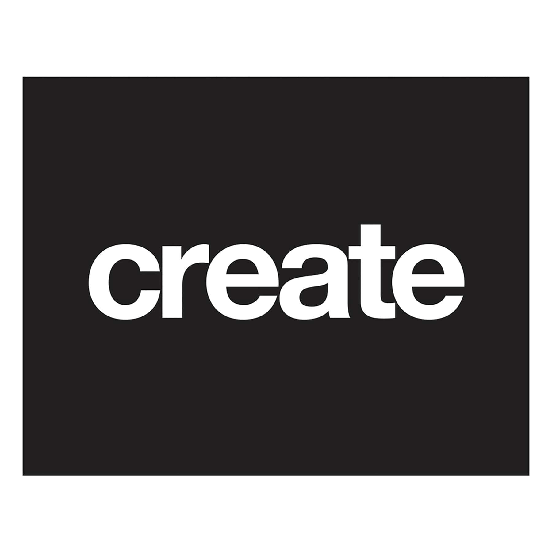 Create Canvas Wall Sign, 14x11