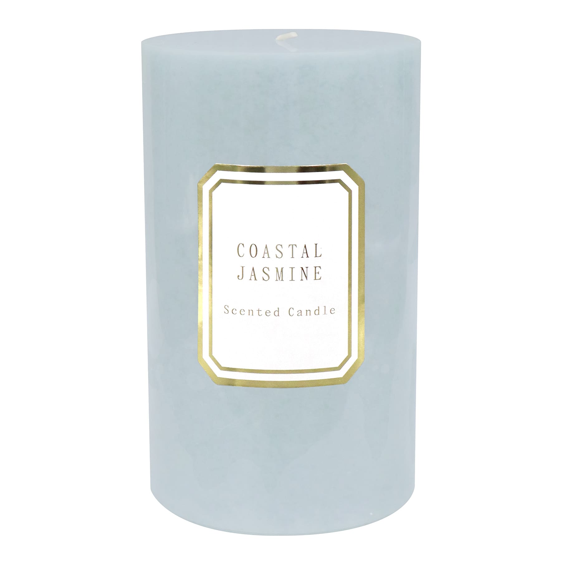 Providence Coastal Jasmine Scented Pillar Candle, 4x6