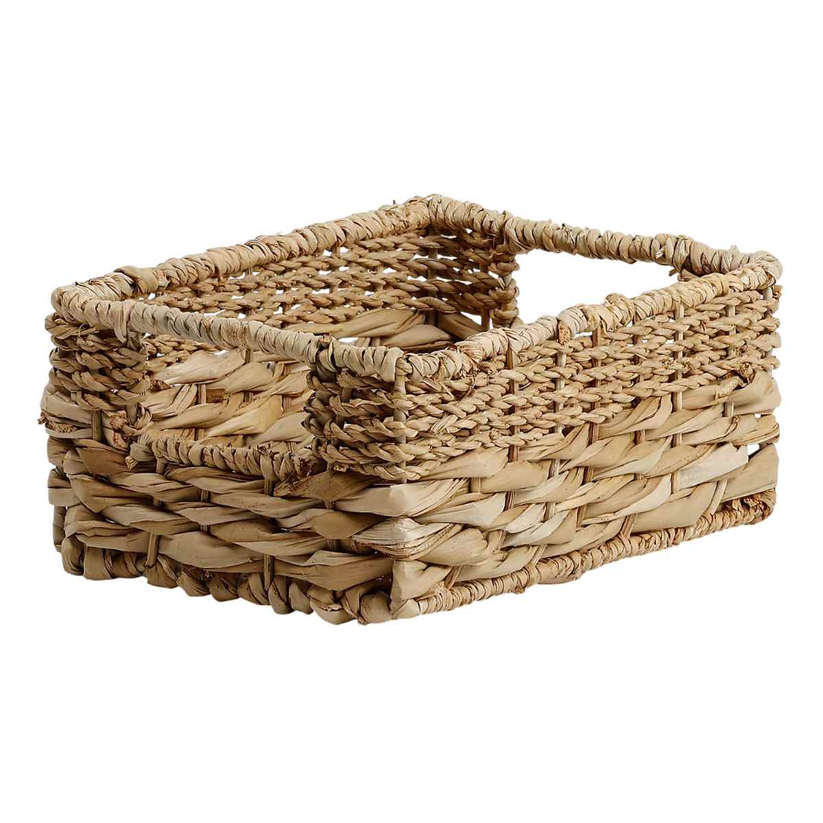 Joan Water Hyacinth Under Bed Storage Basket, Small