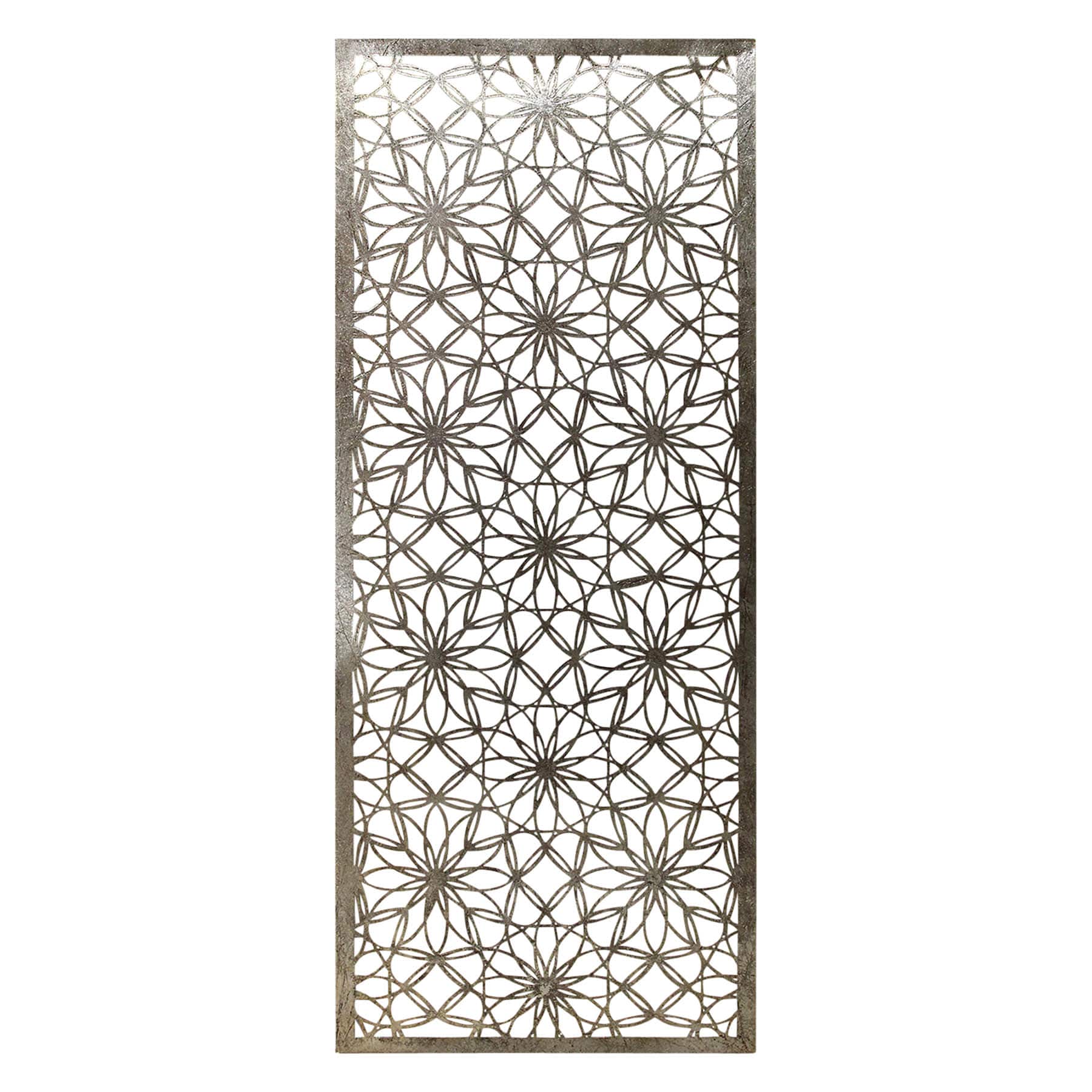 Floral Metal Panel Wall Decor, 20x48