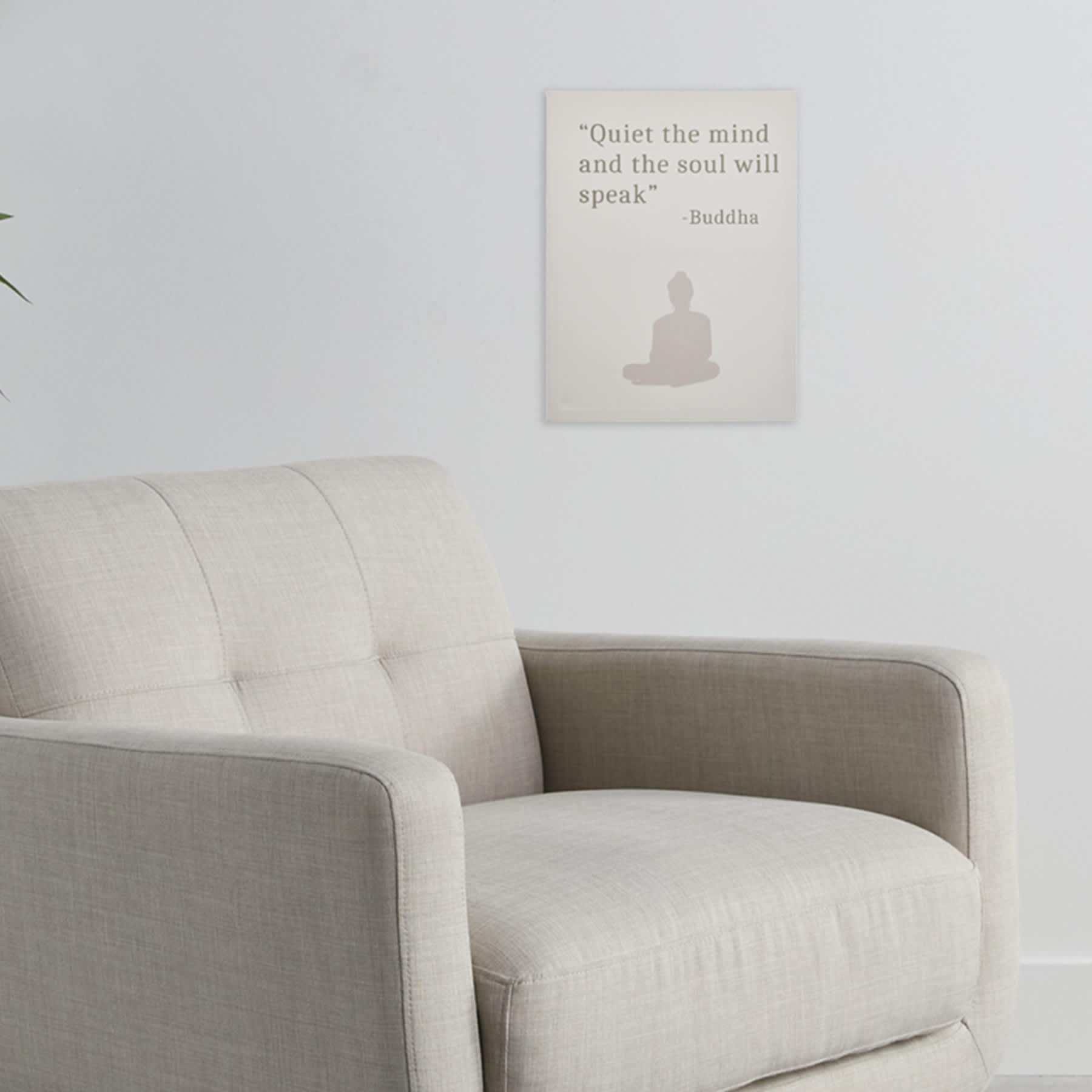 Quiet The Mind Canvas Wall Art, 12x16