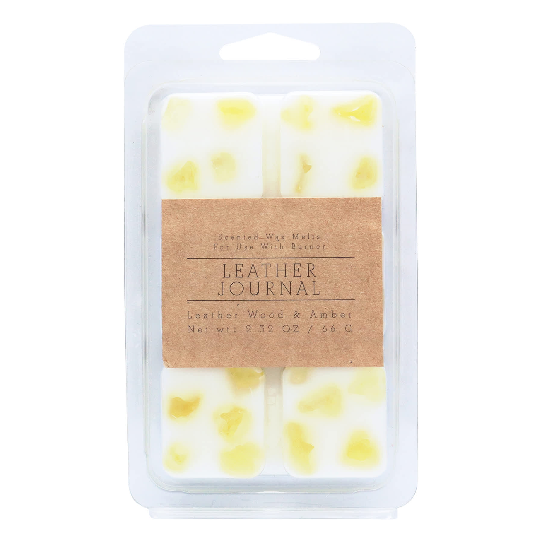 Honeybloom Leather Journal Scented Wax Melts, 2.32oz