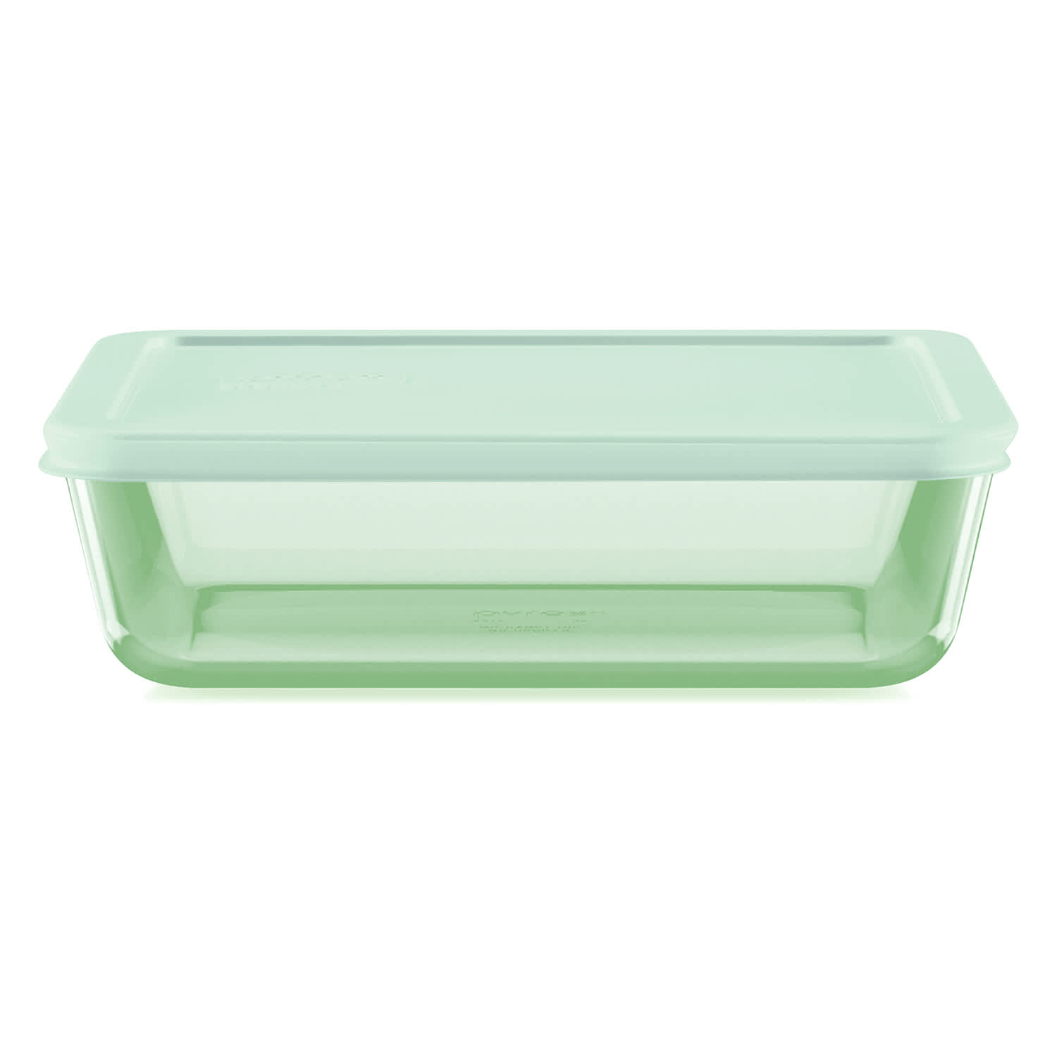 Pyrex Green Glass Rectangle Food Storage Container, 6c
