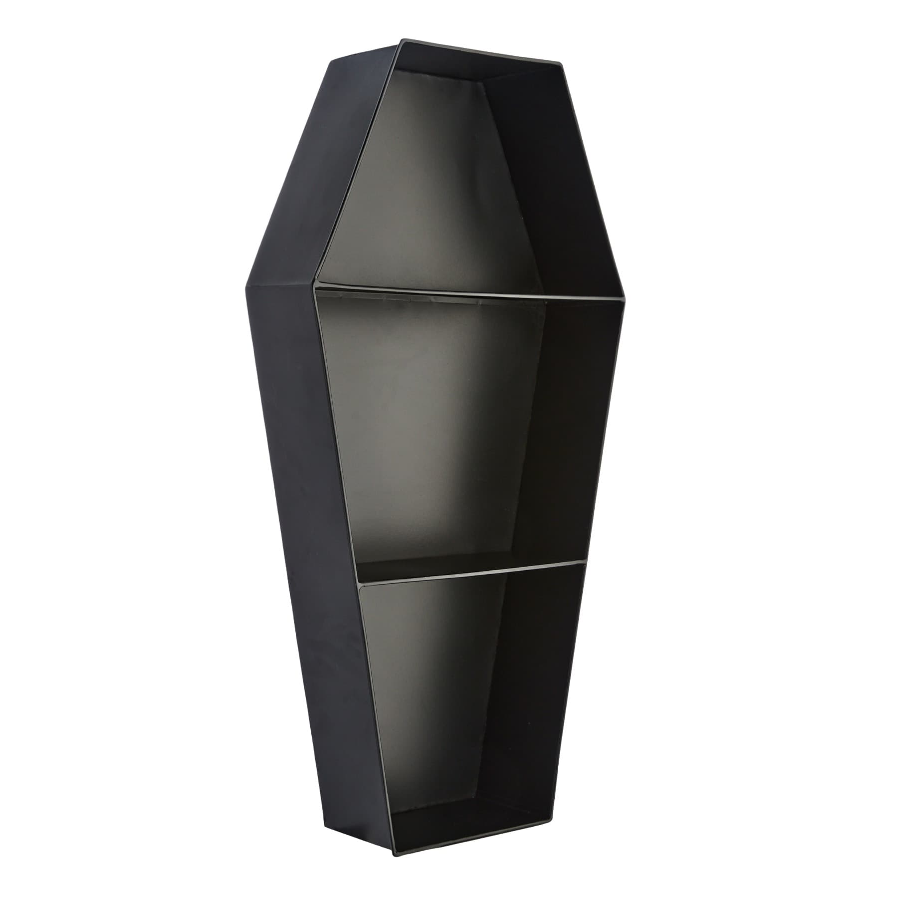 Midnight Shadows Metal Wall Shelf, 13x24