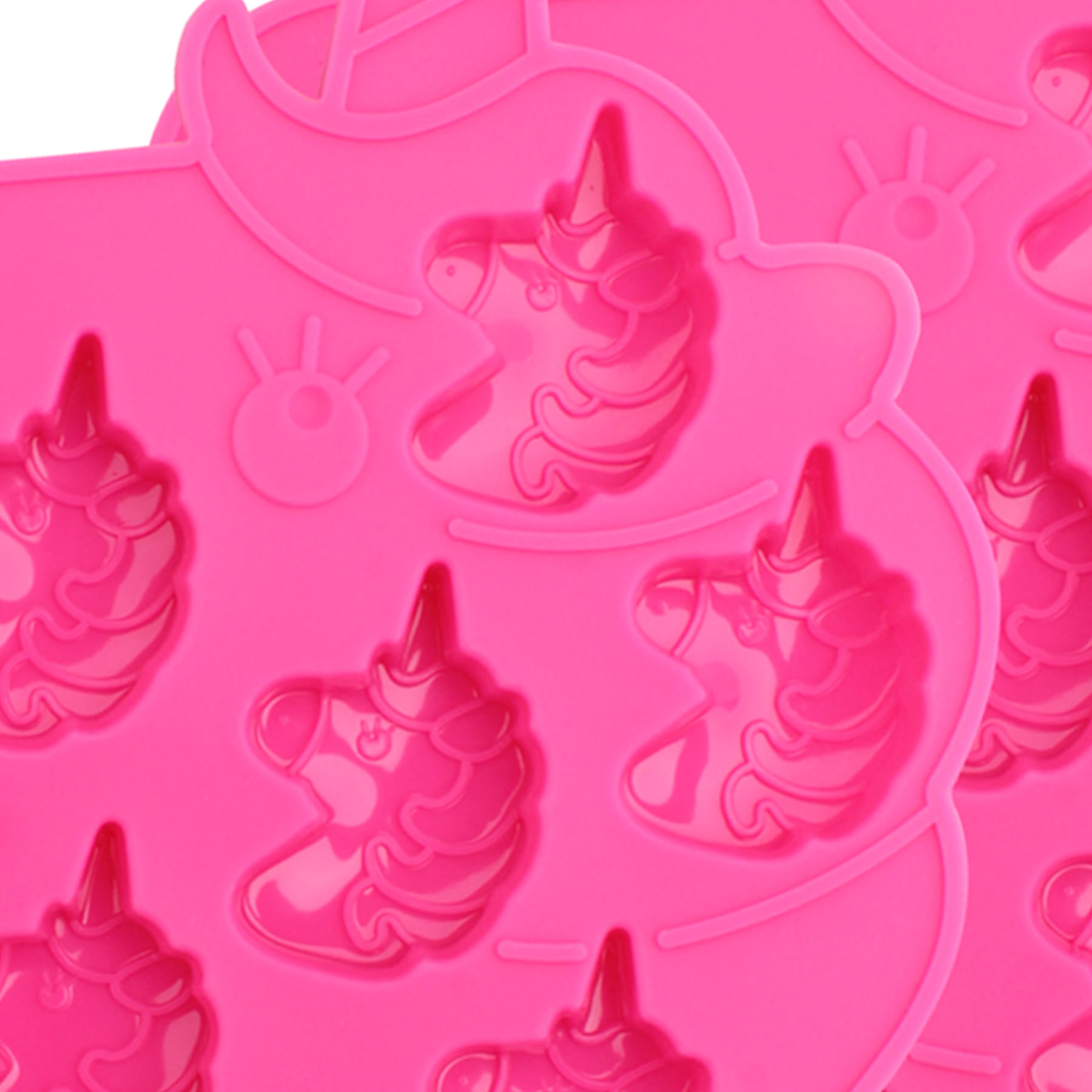 2-Pack Pink Unicorn Silicone Mold