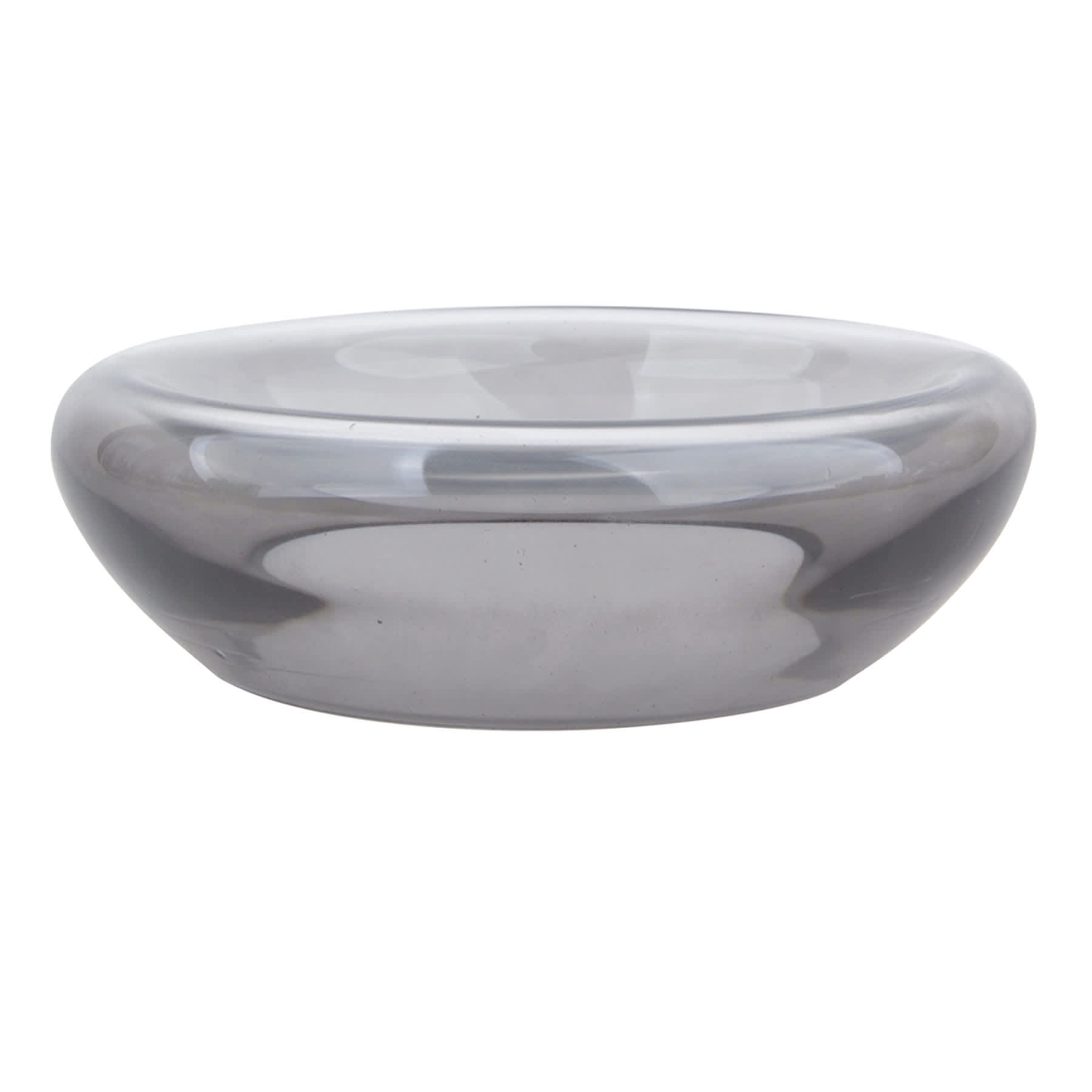 Double Wall Smoke Glass Bowl, 8x2.8