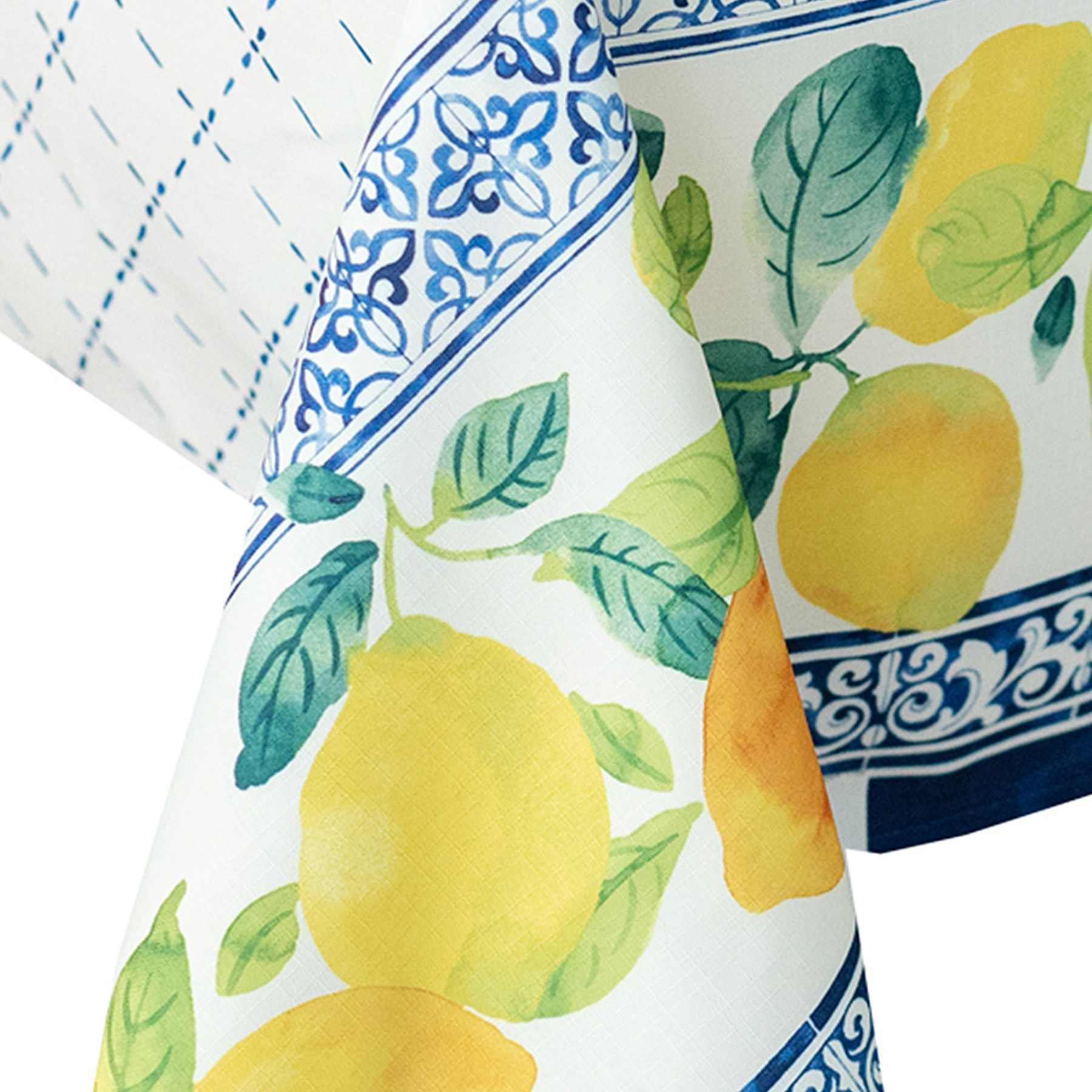 Lemon Print Tablecloth, 60x84