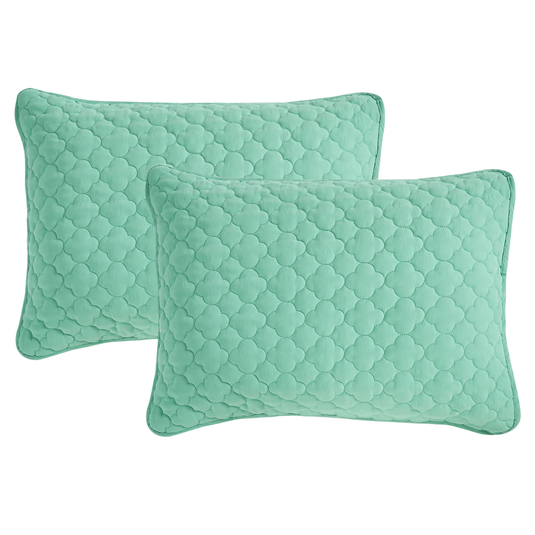 Found & Fable 3-Piece Light Green Washed Microfiber Quilt Set, King