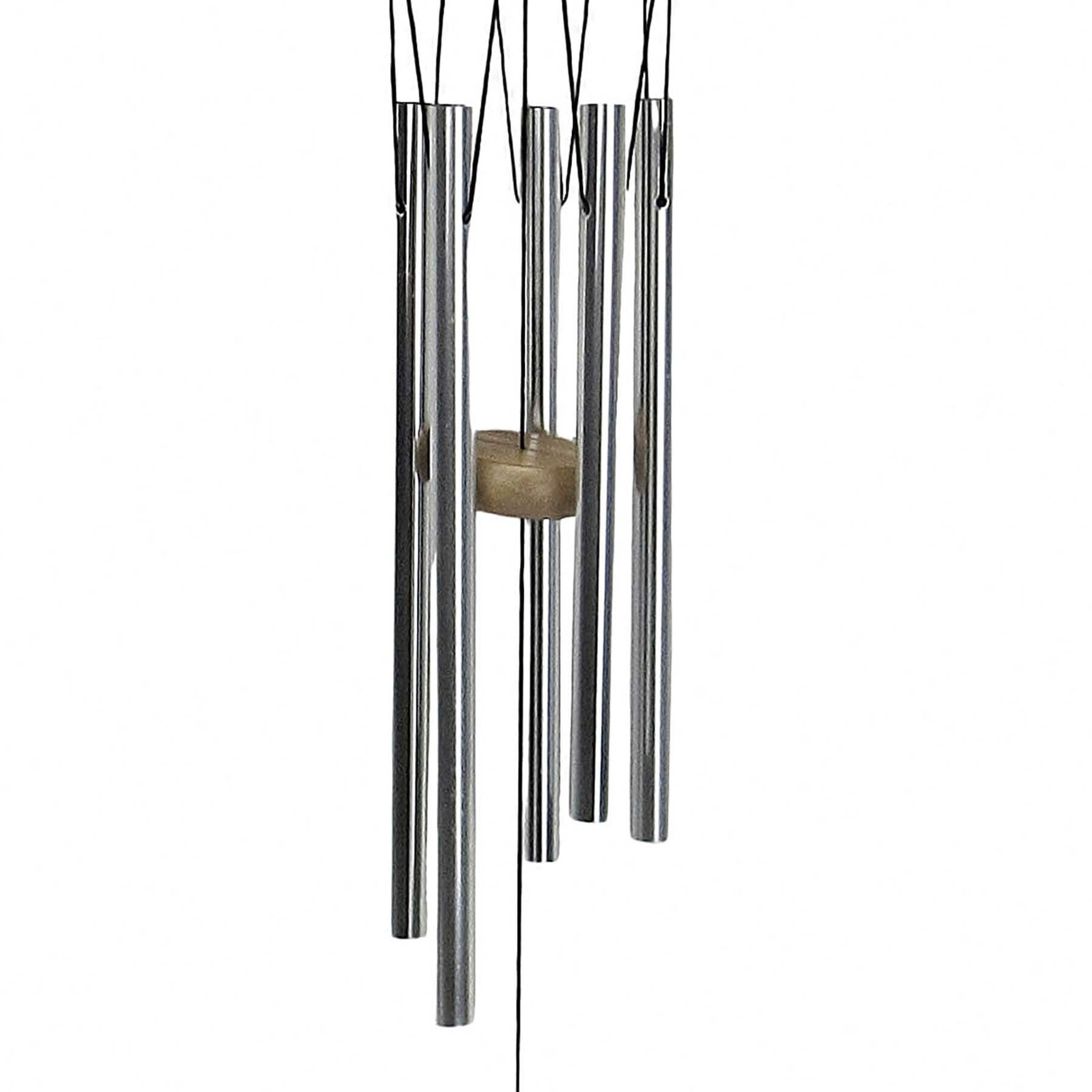 Wood & Metal Butterfly Wind Chime, 34"