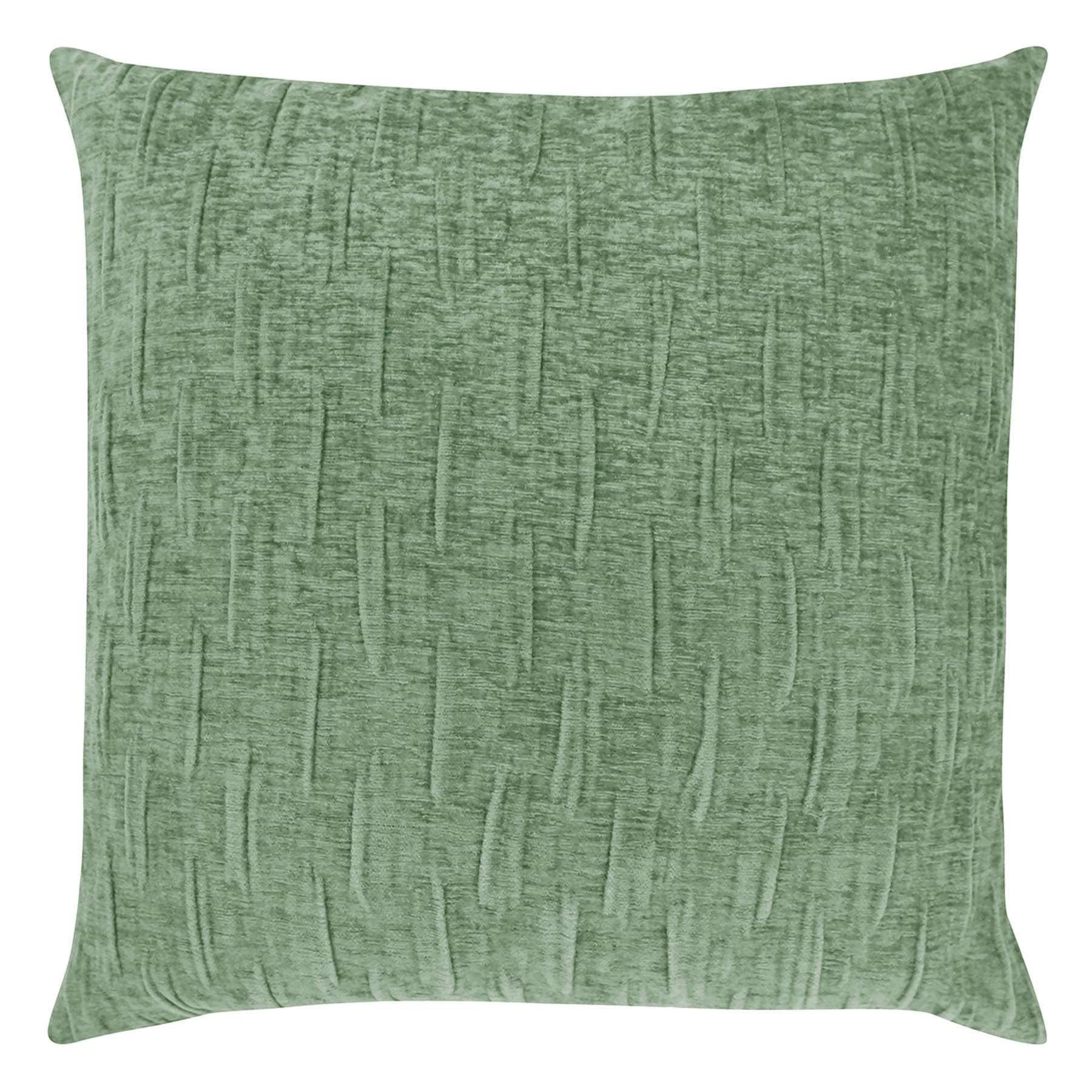 Sage Diamond Dash Chenille Throw Pillow, 18"
