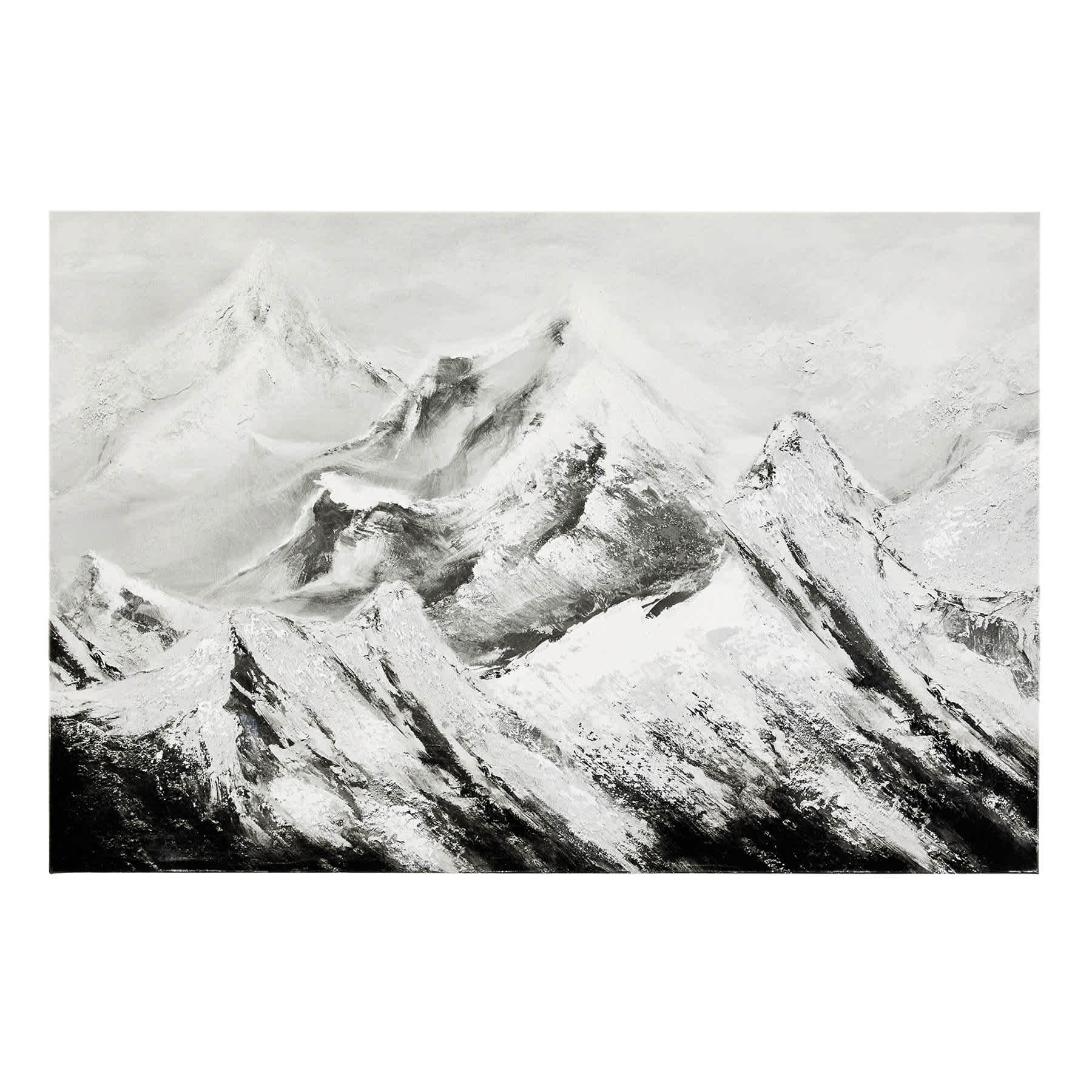 Ty Pennington Framed Mountains Canvas Wall Art, 36x24