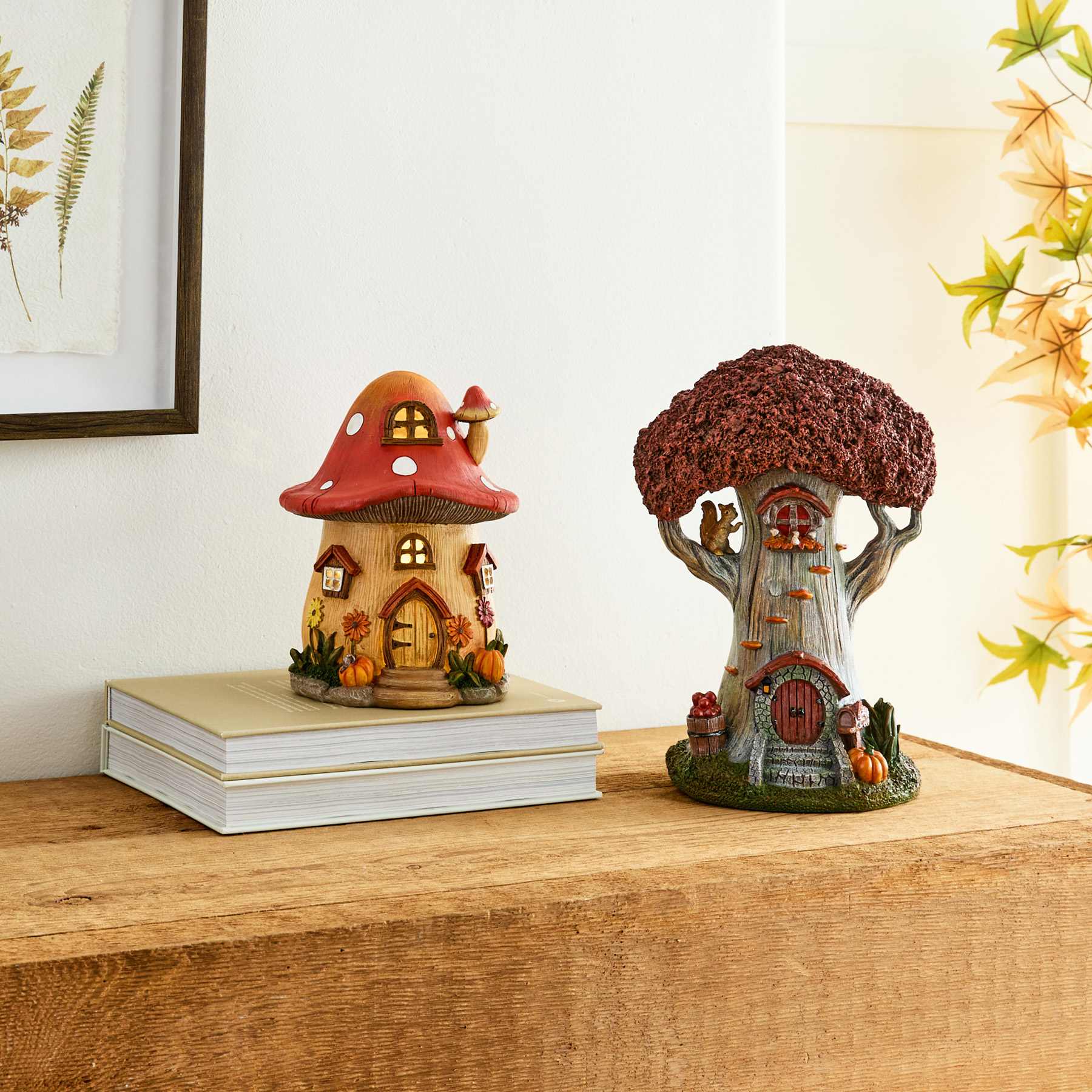 Homespun Harvest Fall Fairy House
