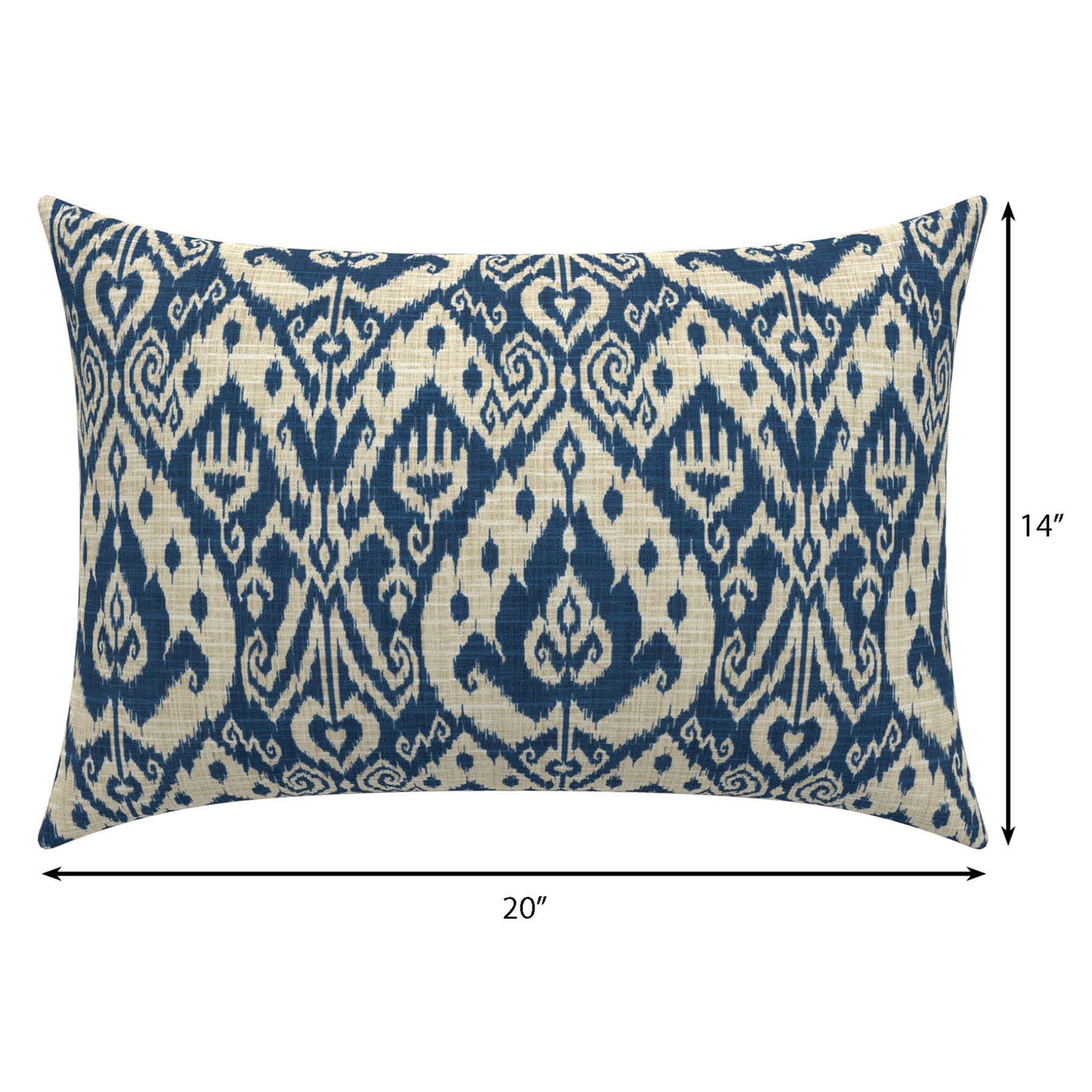 Ashmore Marine Lumbar Outdoor Throw Pillow, 14x20