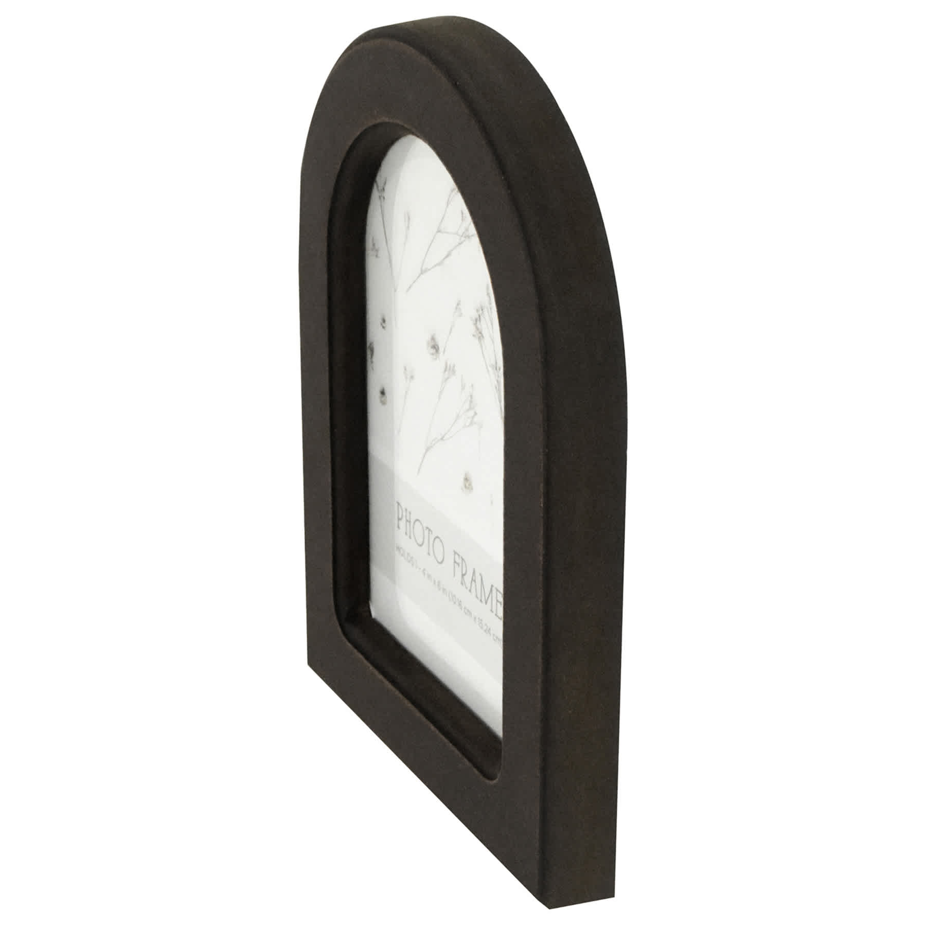 Black Arched Tabletop Picture Frame, 4x6