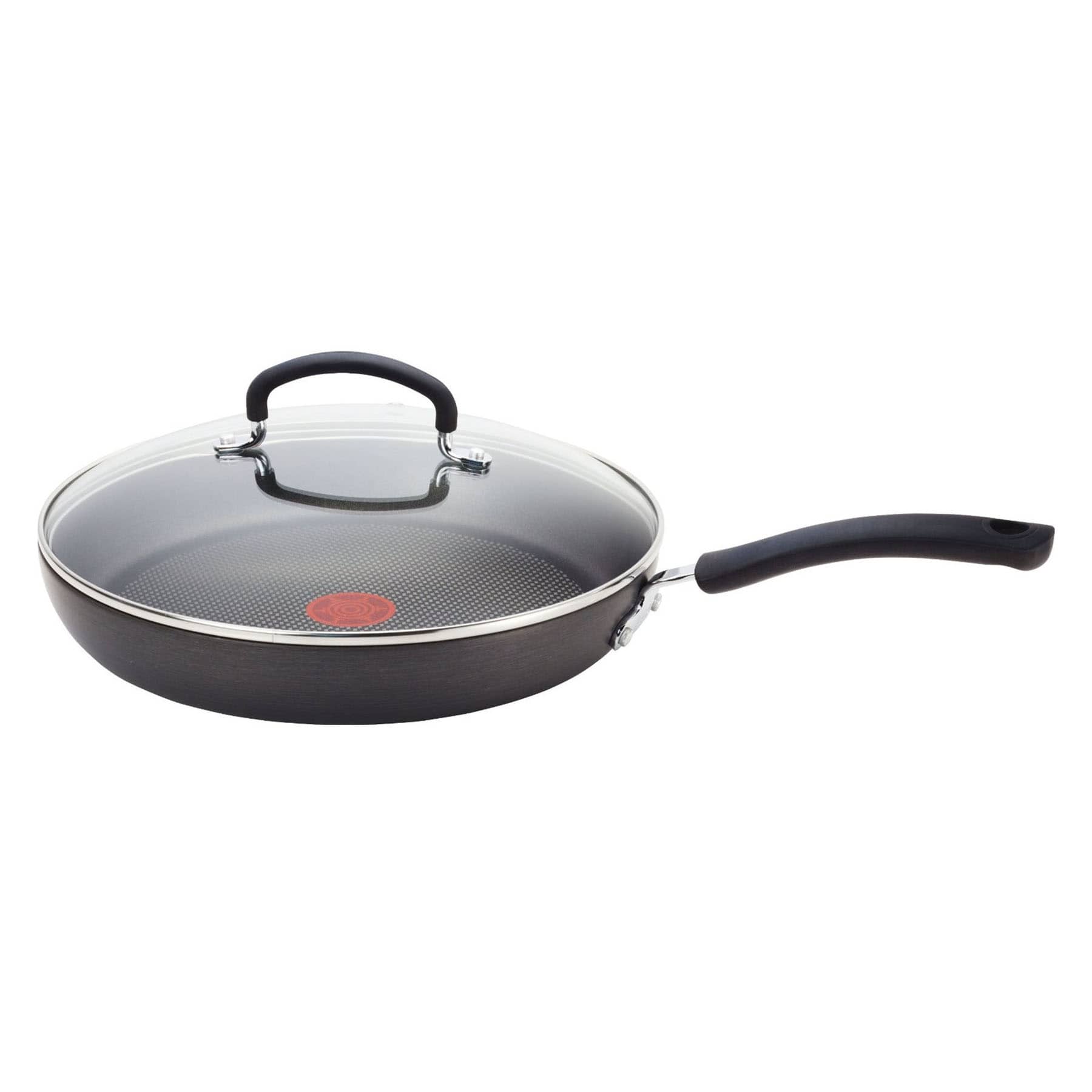 T-fal Hard Anodized Covered Saute Pan, 12"