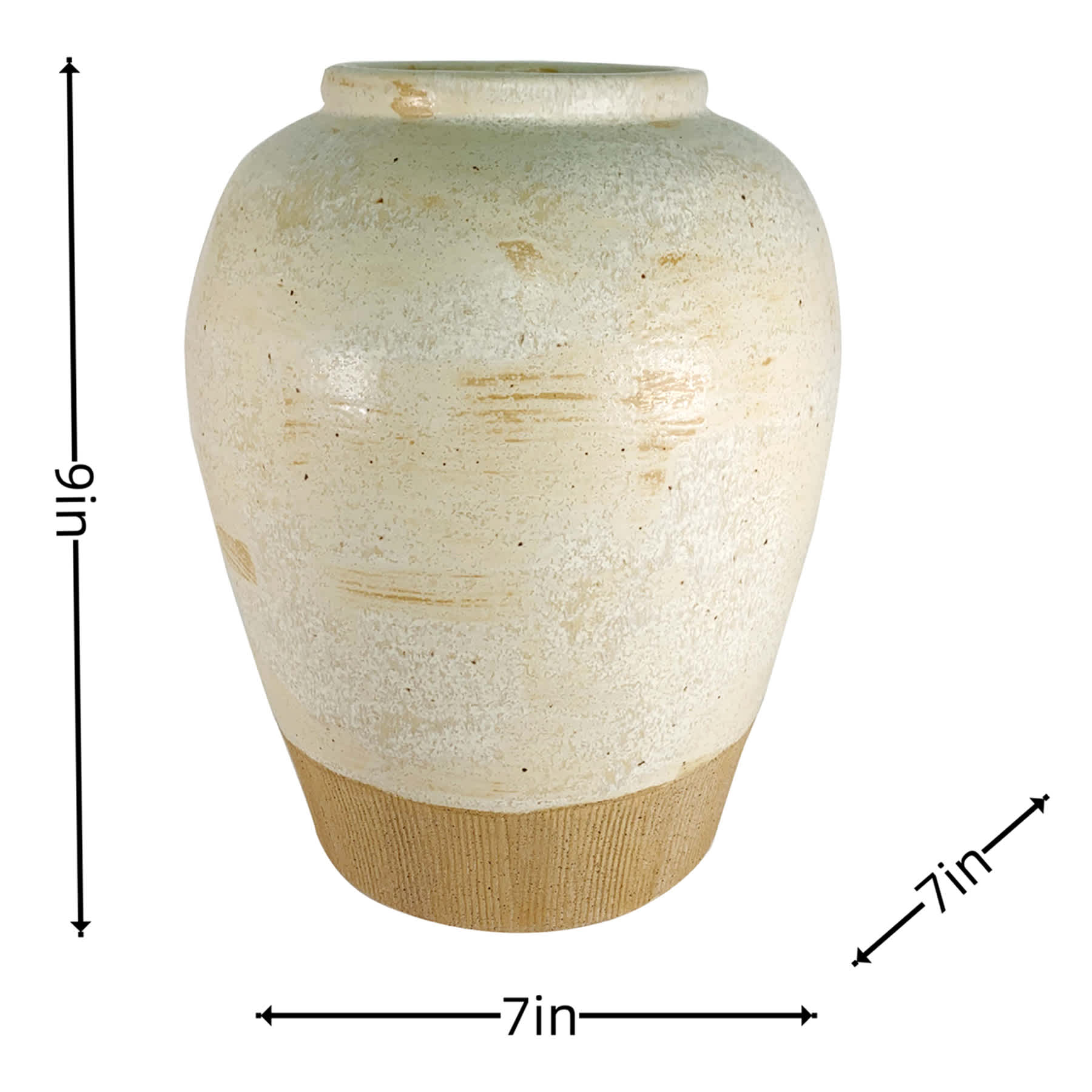 Ceramic Vase, 9"