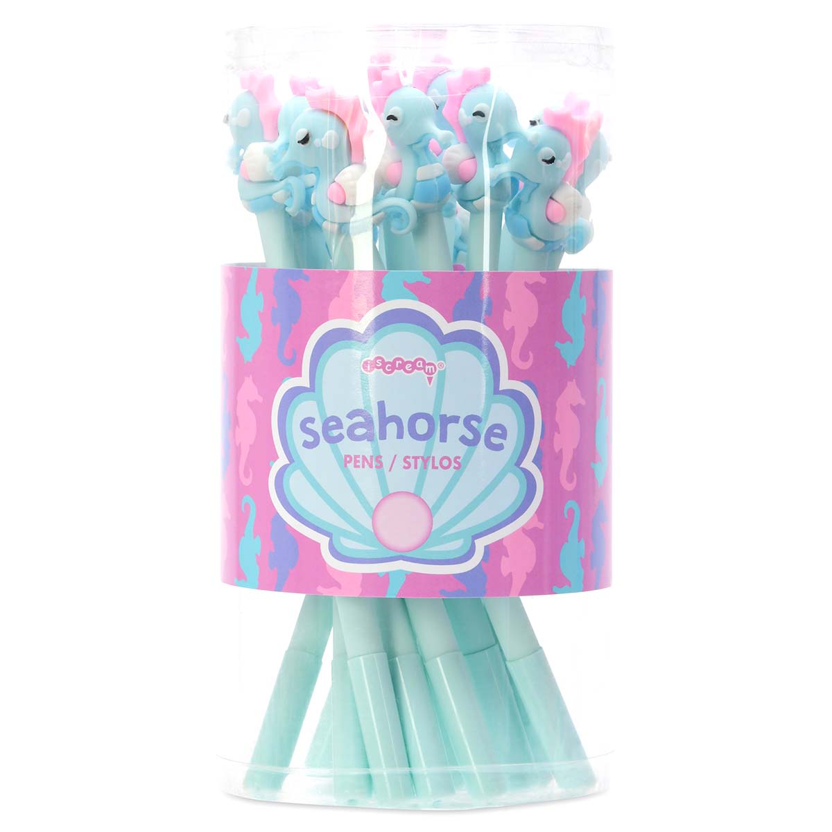 Blue & Pink Seahorse Pen