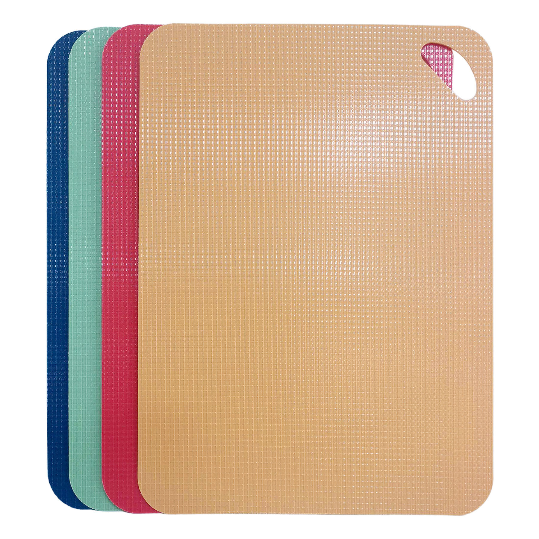 4-Piece Multicolor Non-Slip Mat, 7.5x11.4