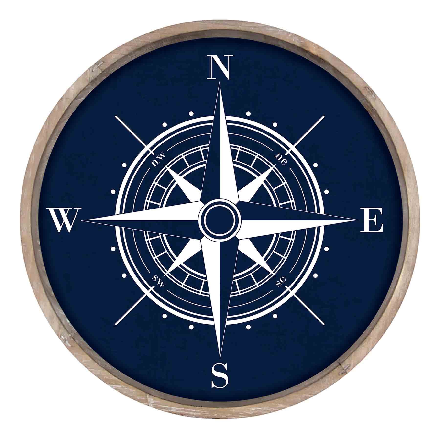 Compass Accent Wall Art, 13.5"