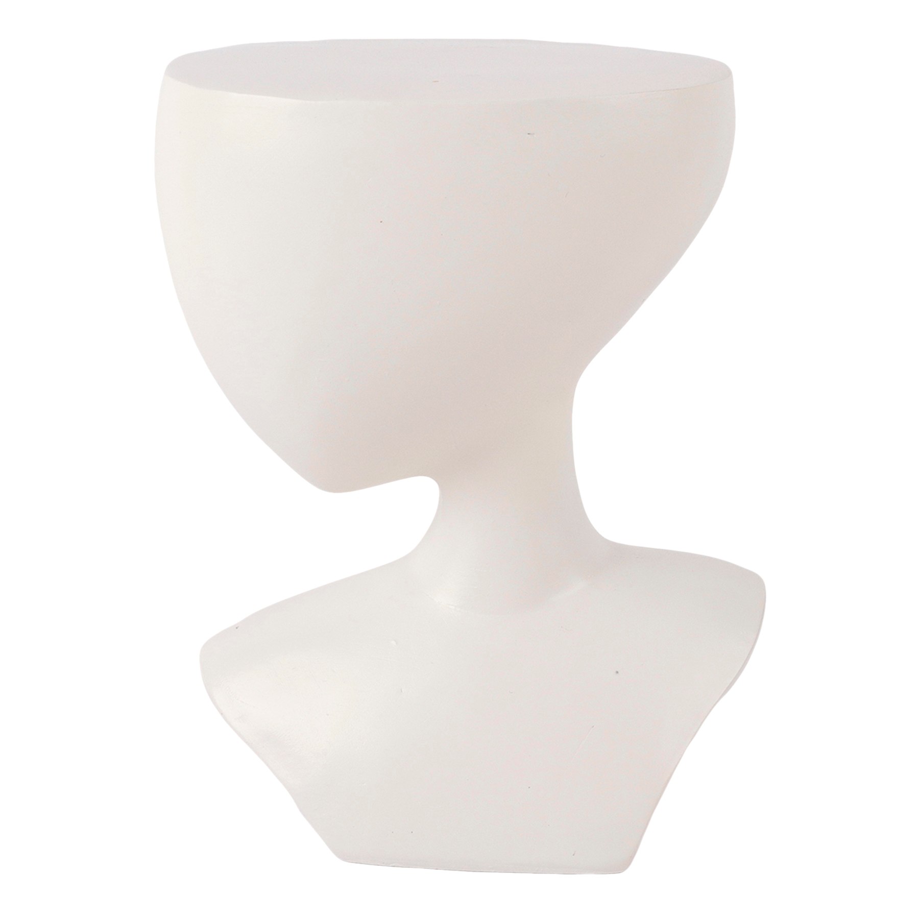 Crosby St. White Abstract Bust Figurine, 6x7.5