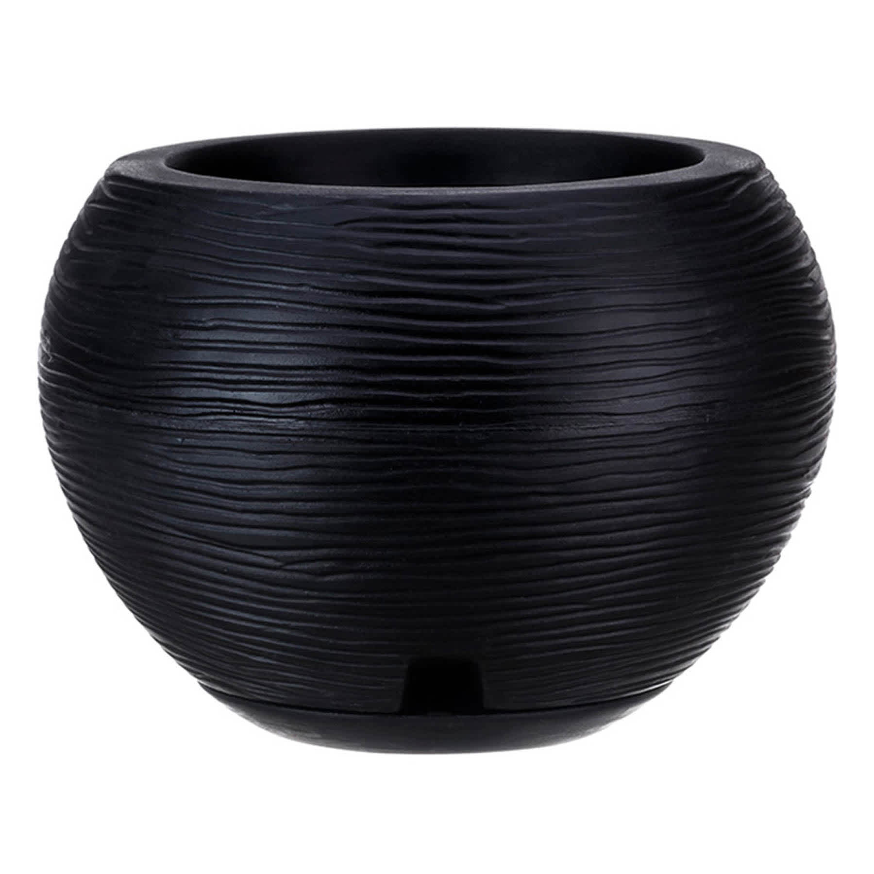 Florenca Black Outdoor Planter, Small