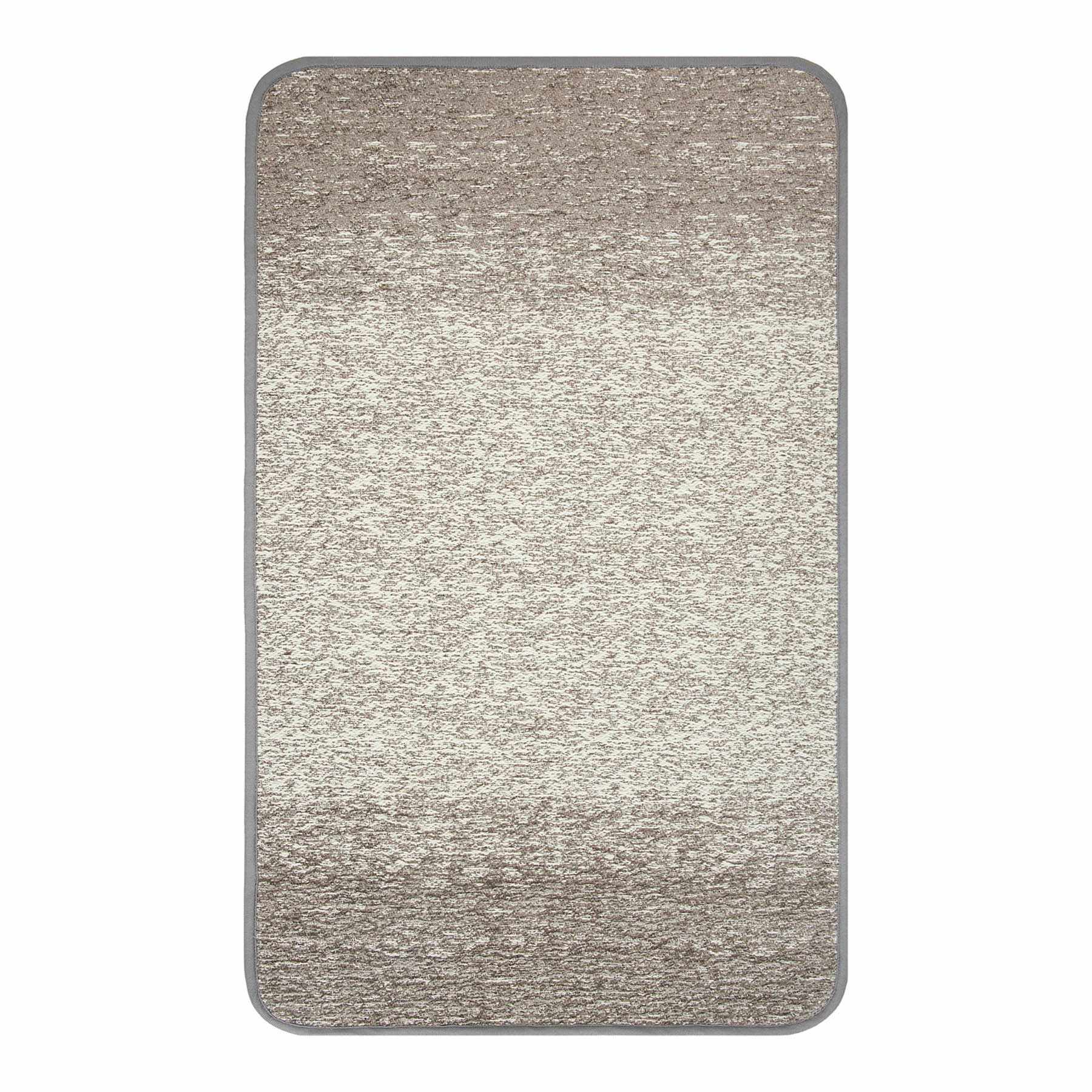 Ombre Grey Puffback Washable Kitchen Mat 21X34