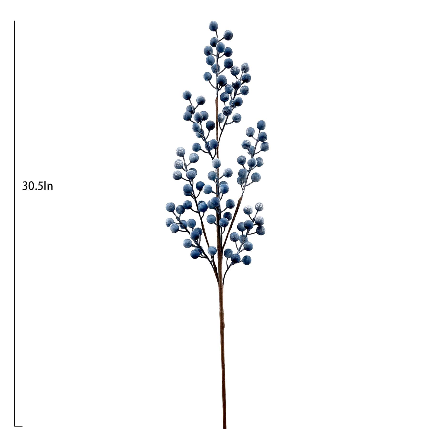 Blue Berries Stem, 30.5"