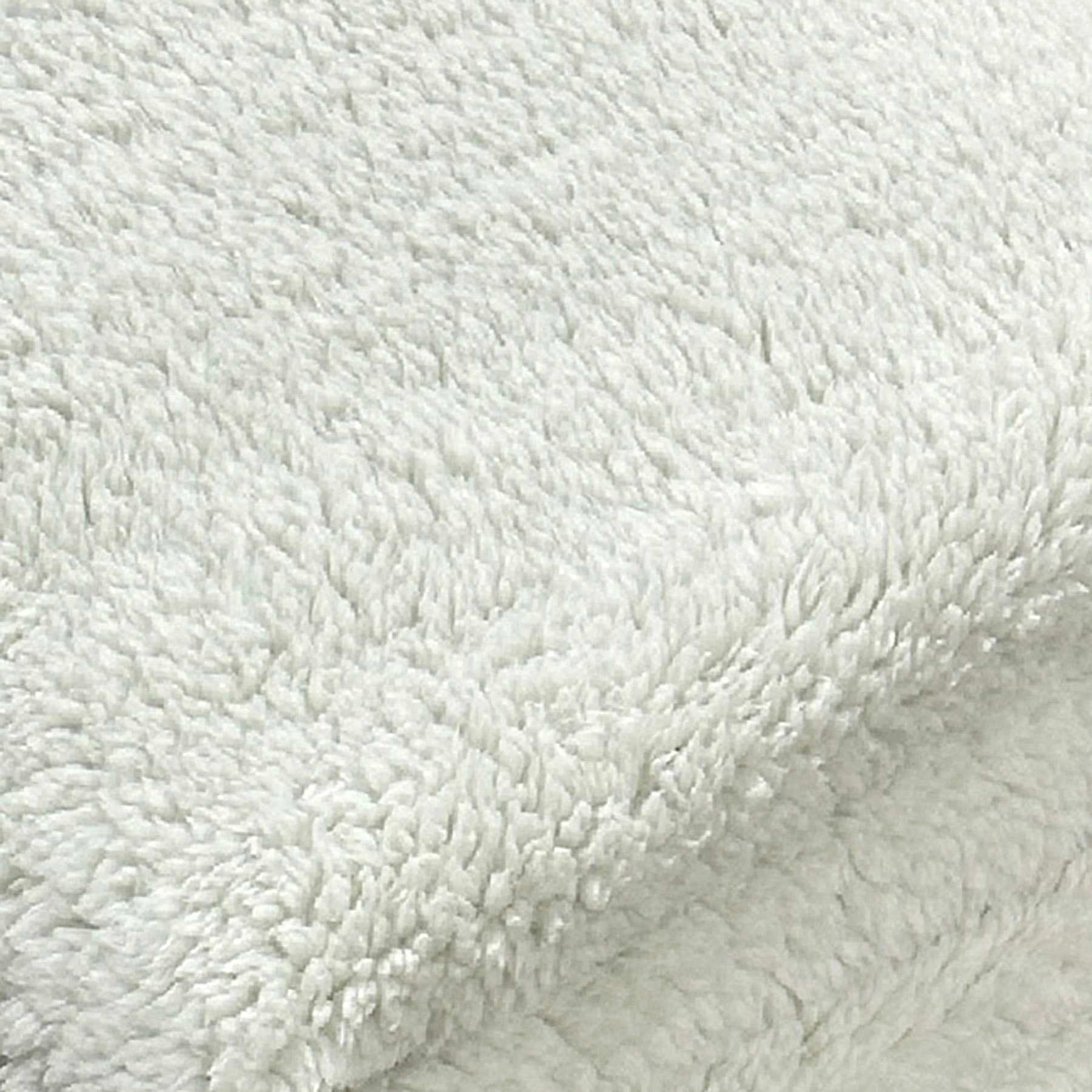 Light Grey Sherpa Throw Blanket, 50x60