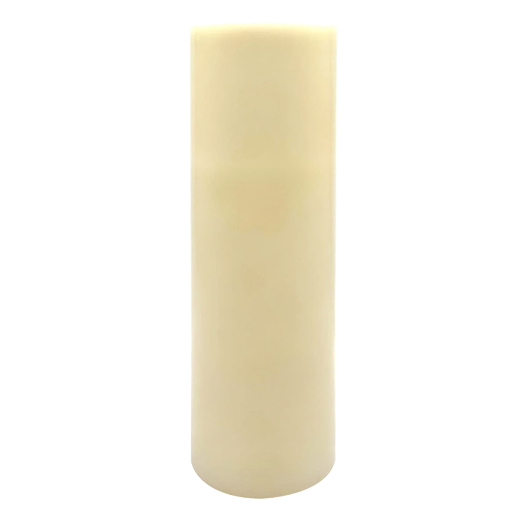 Ivory LED Flameless Pillar Candle, 4x12