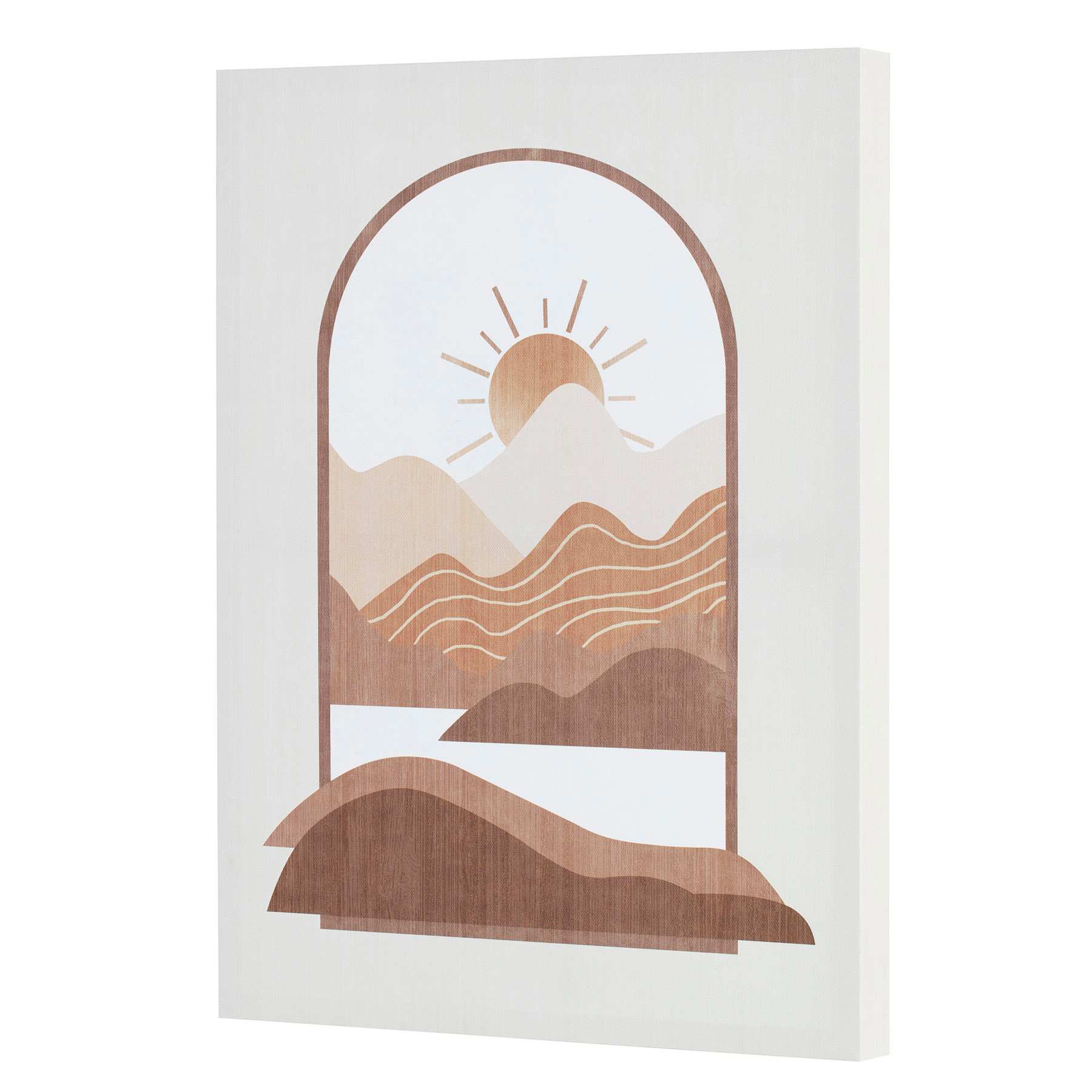 Sunset Window Canvas Wall Art, 12x16