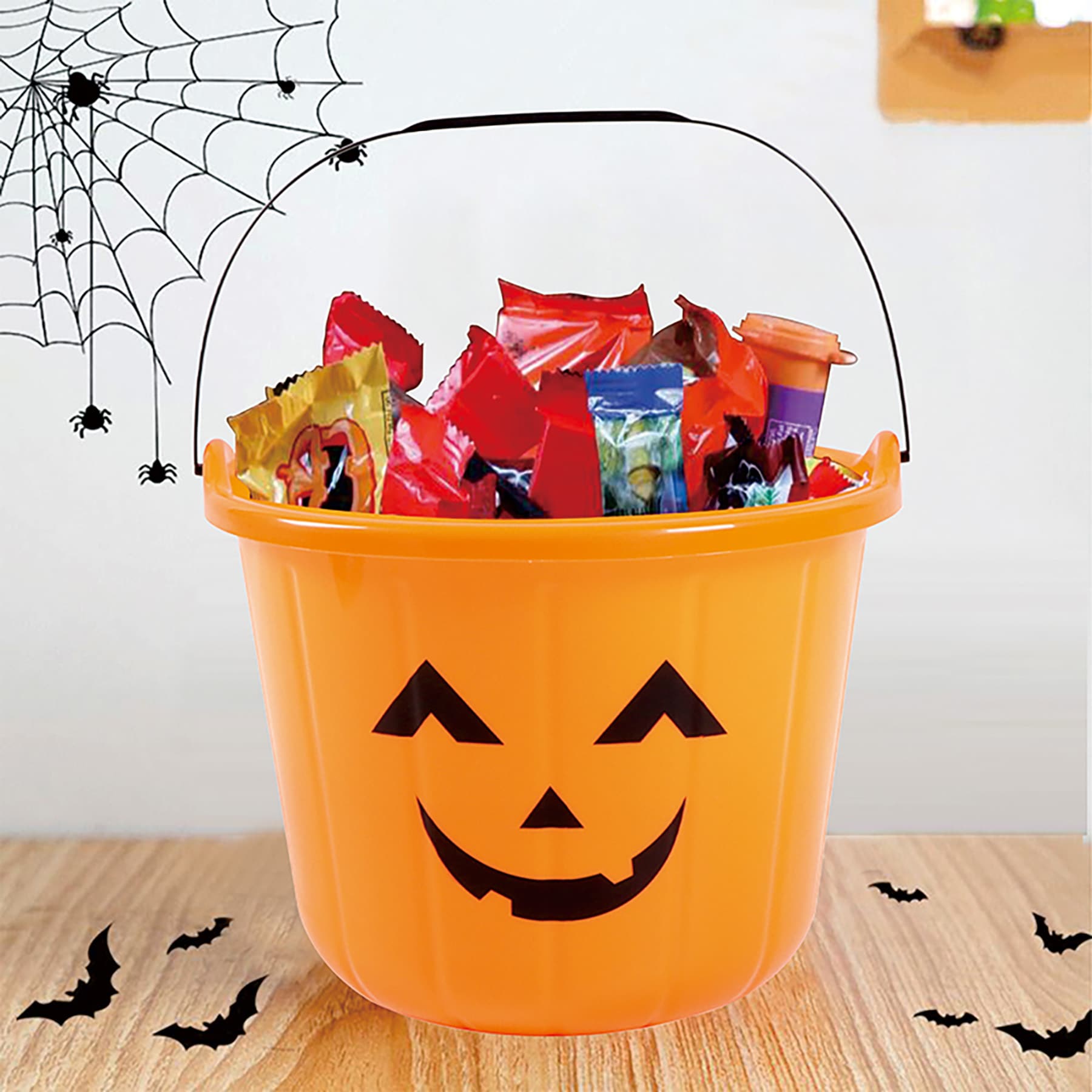 Orange Pumpkin Bucket