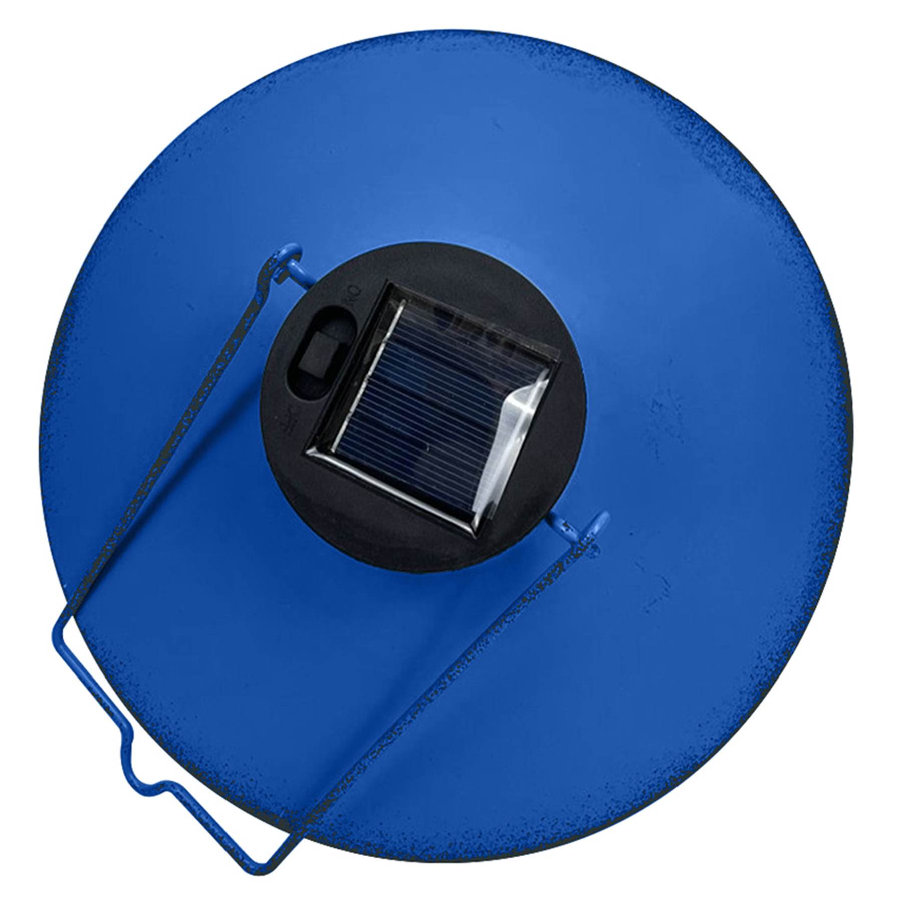 Blue Rustic Outdoor Solar Lantern