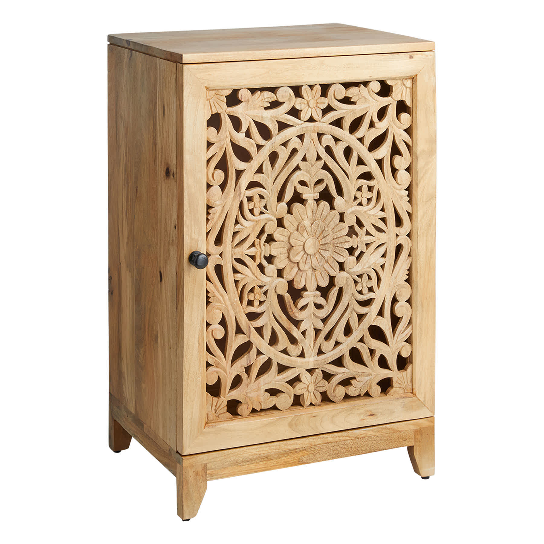 Found & Fable Rae Accent Cabinet with Natural Mango Wood Finish