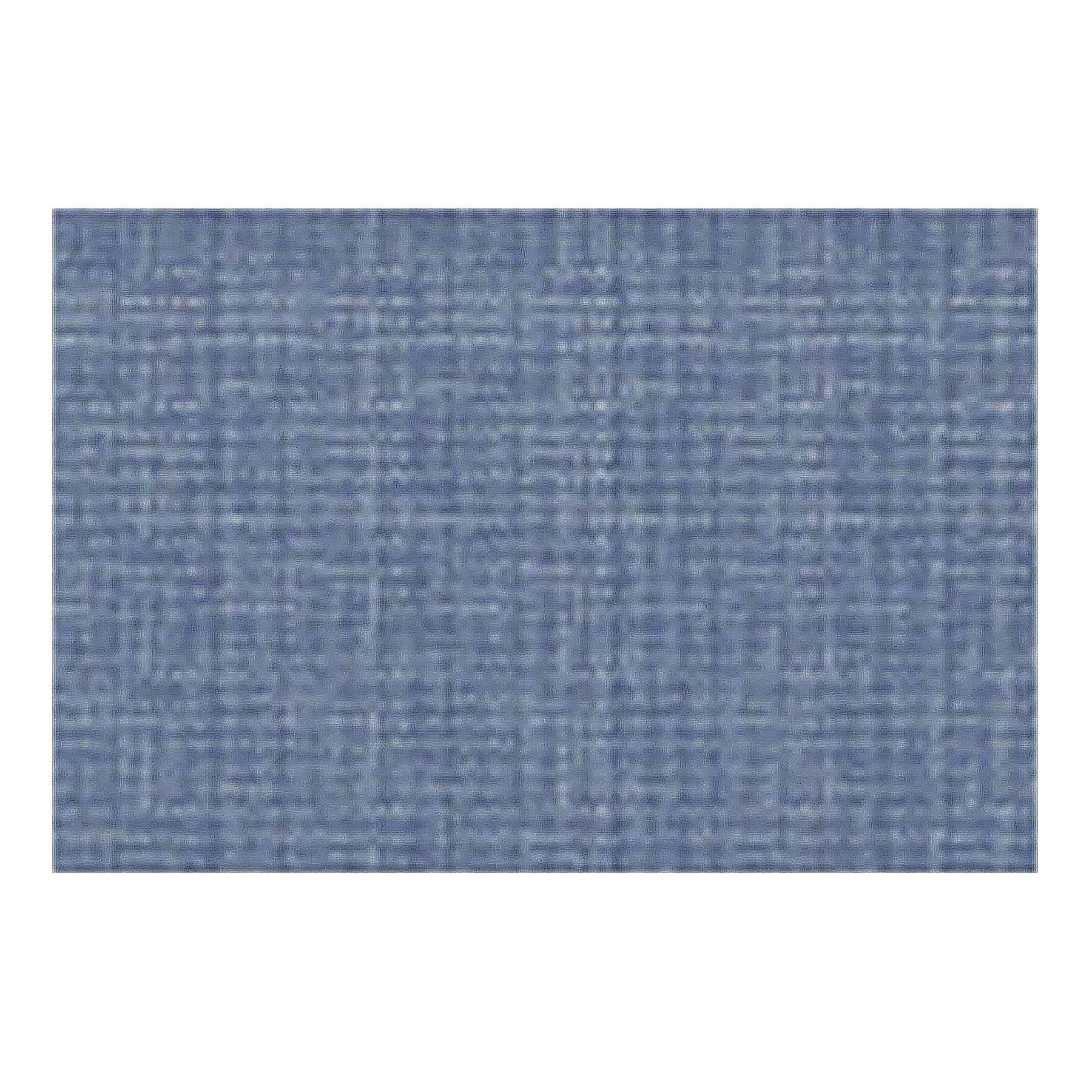 Set of 4 Navy Rustic Grid Placemats, 13x19