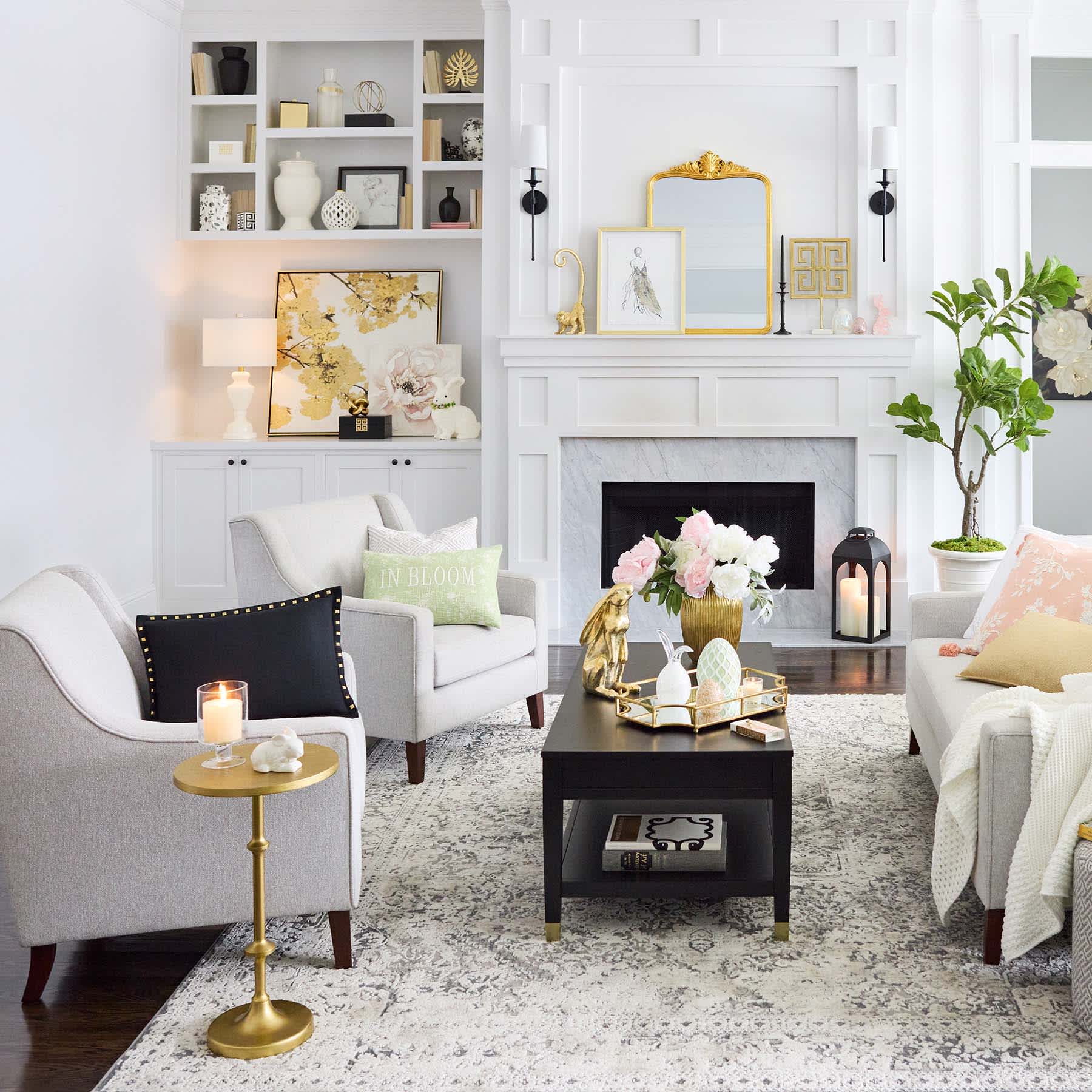 Providence Wells Accent Chair, Light Grey