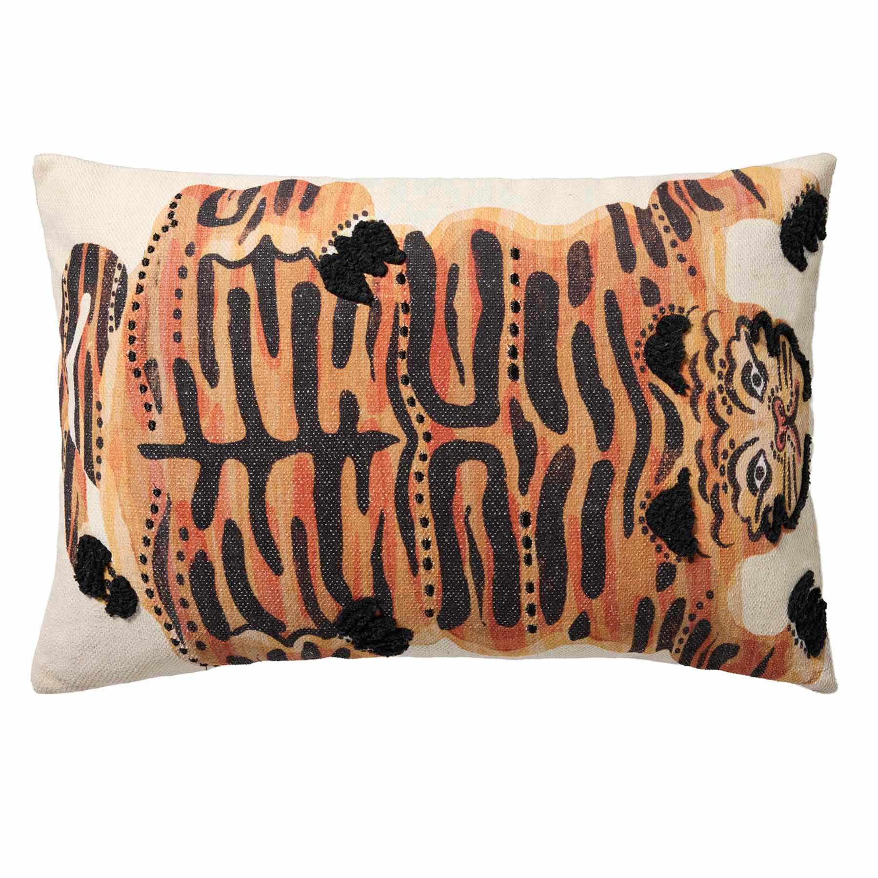 Loloi Tiger Throw Pillow, 14x21