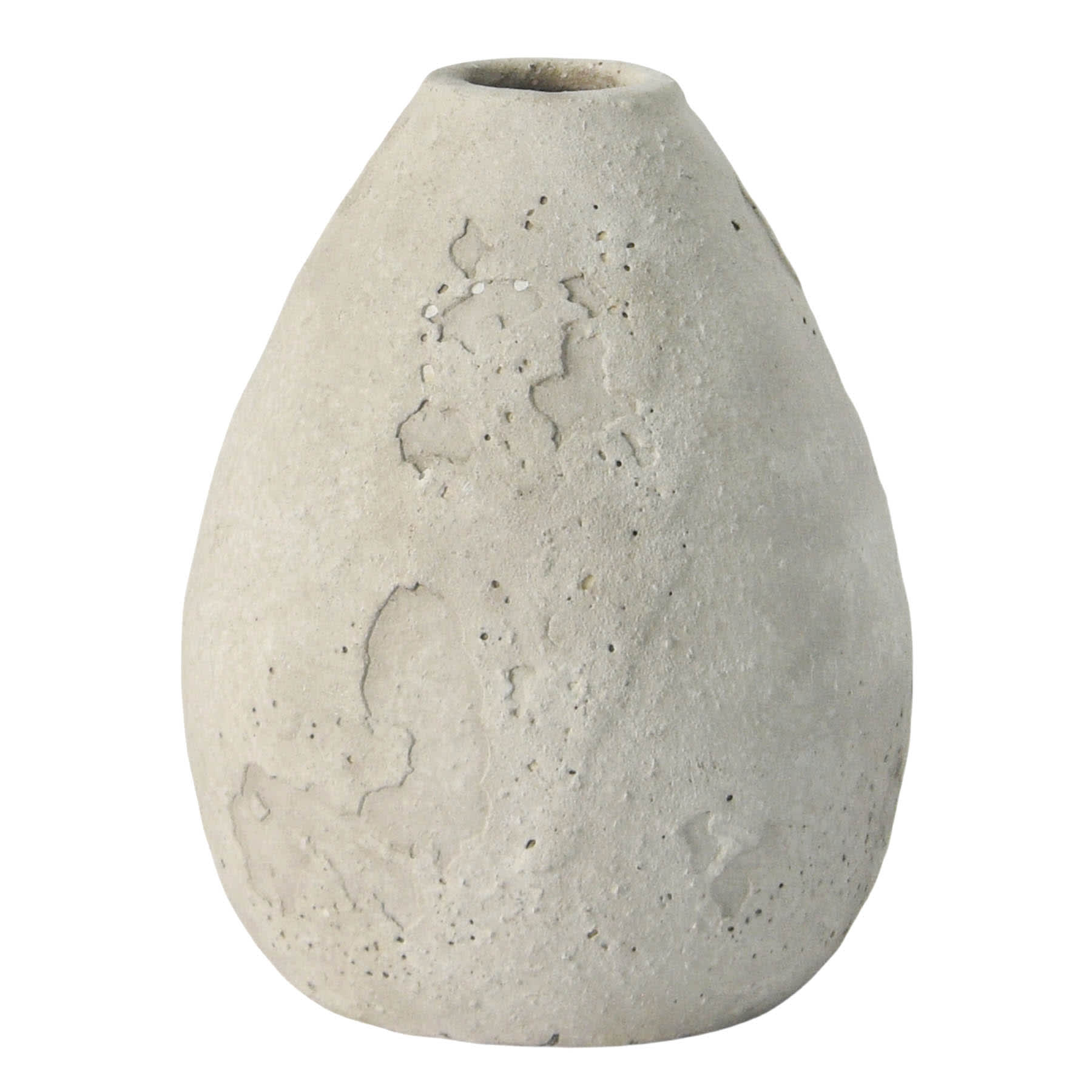 Neutral Ceramic Vase, 5"
