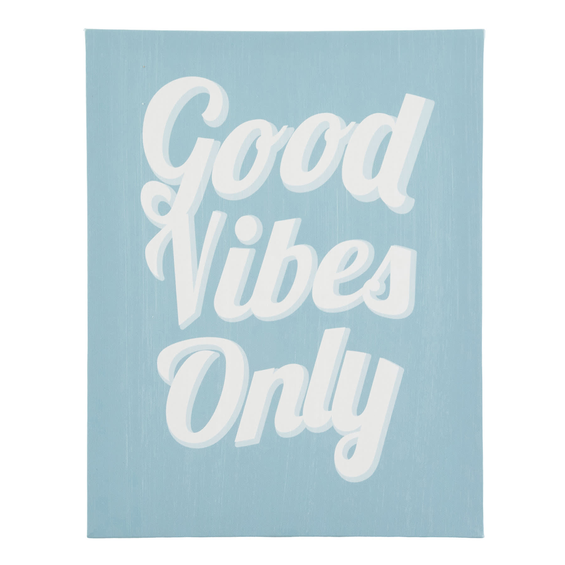 Good Vibes Only Canvas Wall Art, 11x14