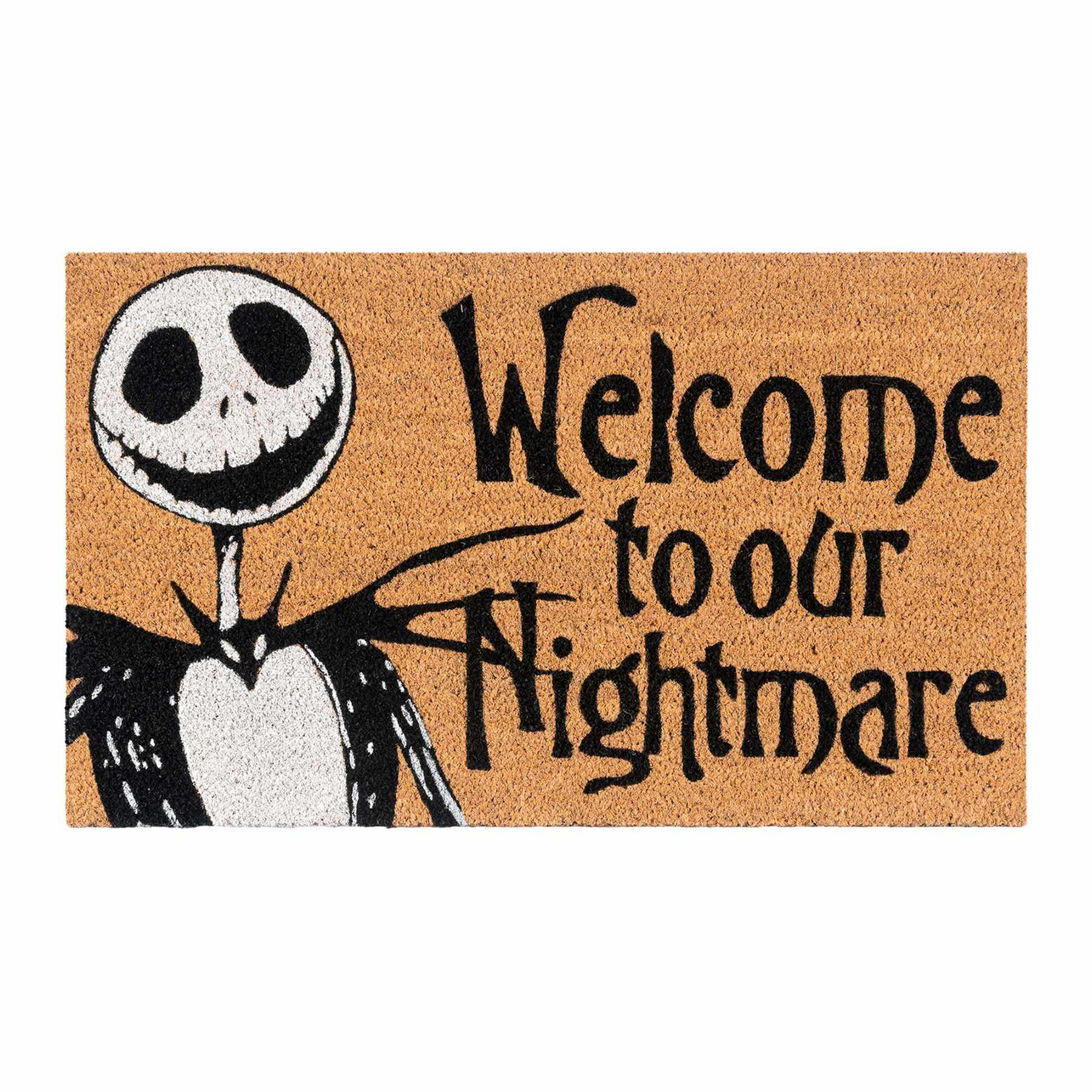 Nightmare Welcome Coir Mat, 18x30