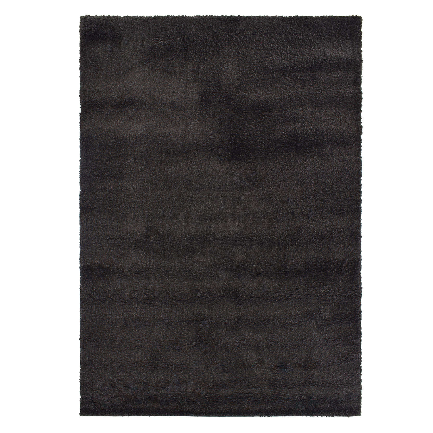 (C180) Parma Dark Grey Shag Area Rug, 8x10