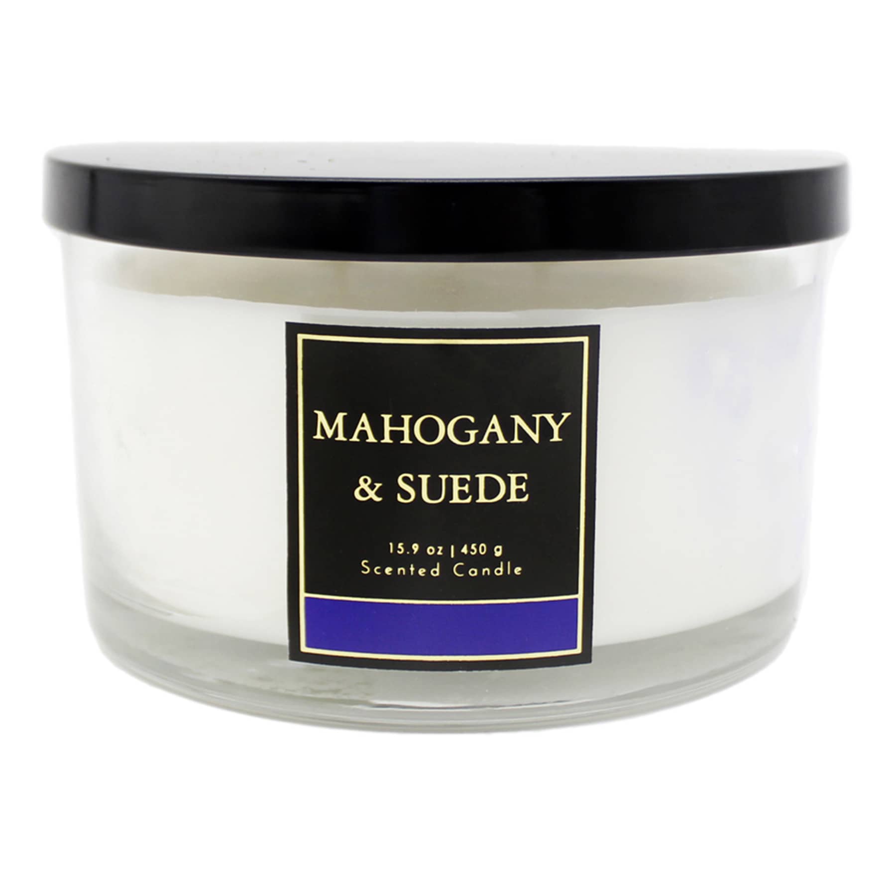 Mahogany & Suede Scented Jar Candle, 15.9oz